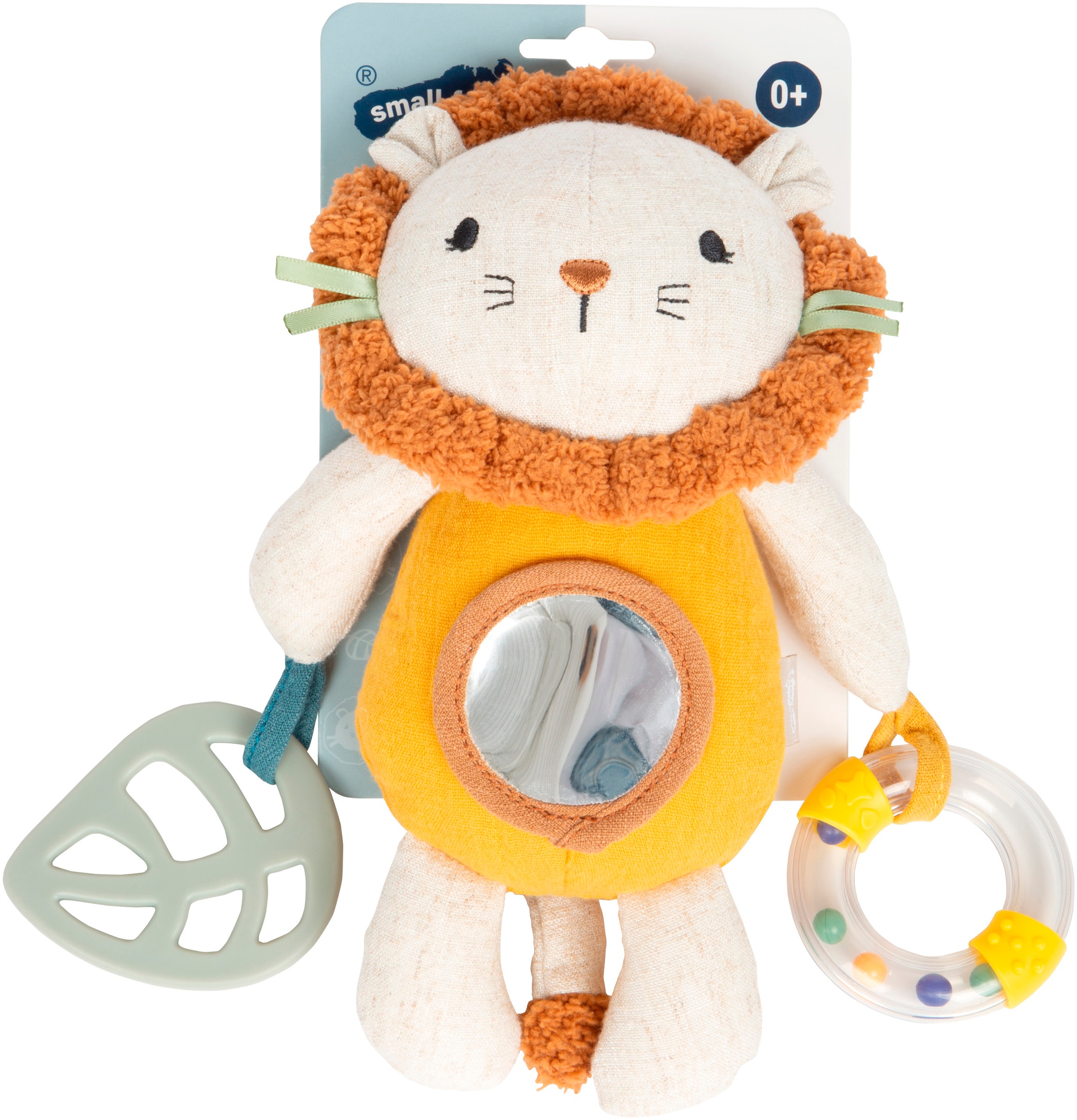 Small Foot Greifspielzeug »Little Lion Hängefigur und Fühlbuch«