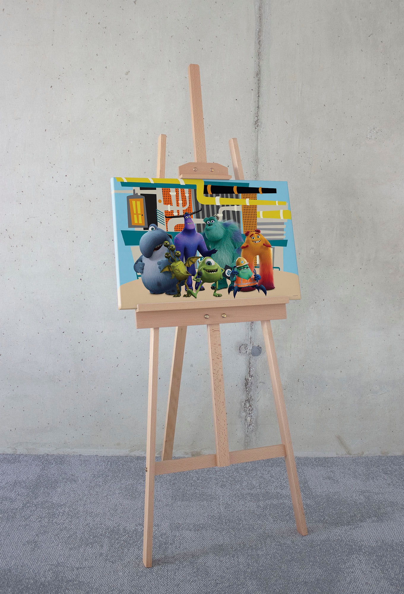 Komar Leinwandbild "Monsters at Work - Größe 40 x 60 cm" Disney 40 x 60 cm günstig online kaufen