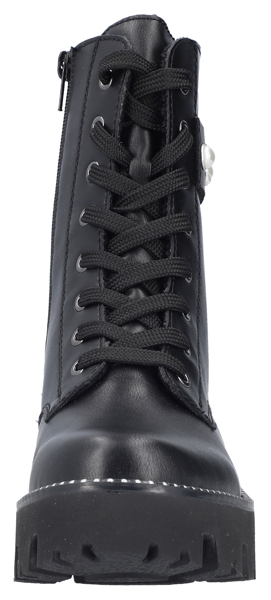 Rieker Schnürstiefelette, Schnürboots, Plateau, mit zusätzlichem Innenreißverschluss