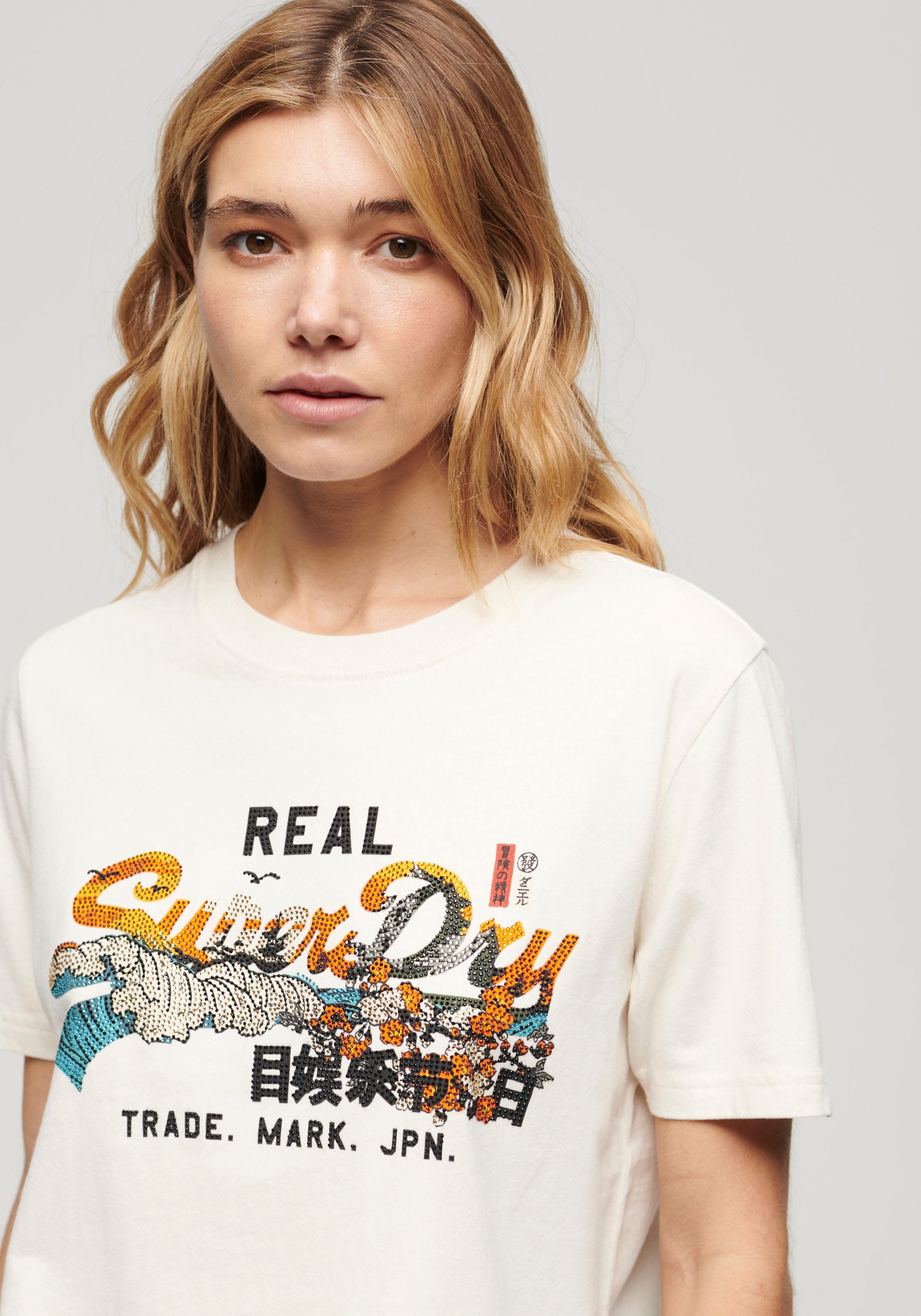 Superdry Print-Shirt »TOKYO VL RELAXED T SHIRT«