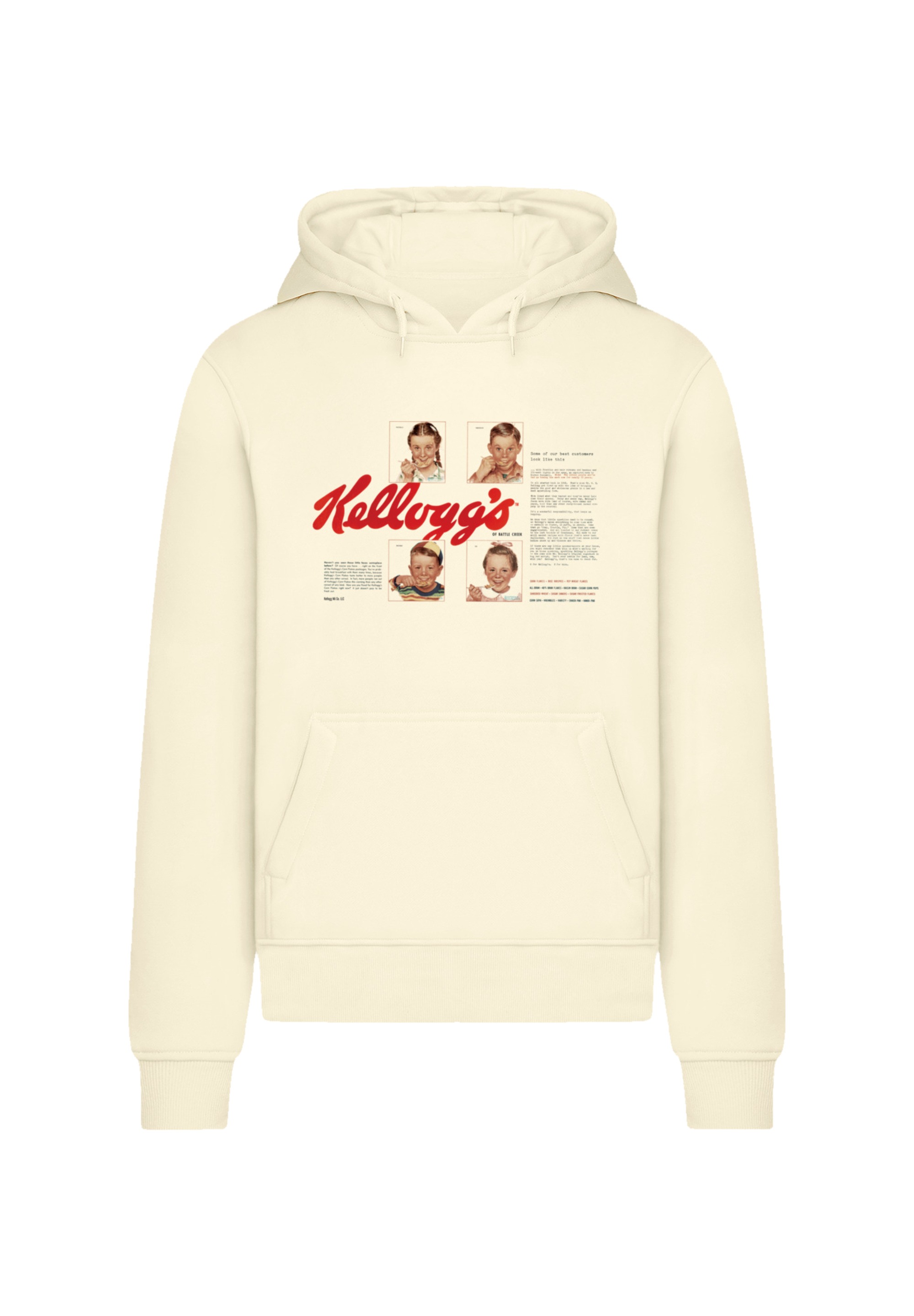 F4NT4STIC Kapuzenpullover "Kelloggs Corn Flakes Cereal Box Children Retro" günstig online kaufen