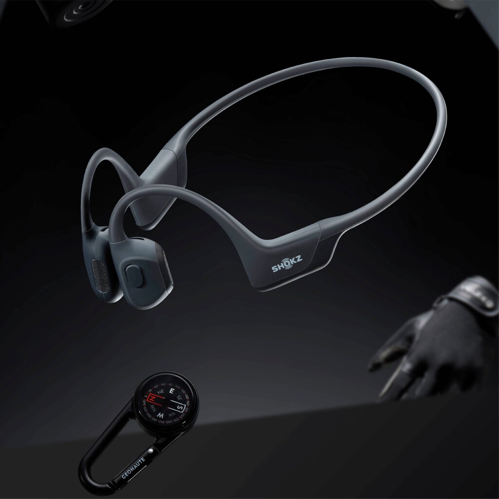 Shokz Sport-Kopfhörer »OpenRun Pro«, Bluetooth, Noise-Cancelling