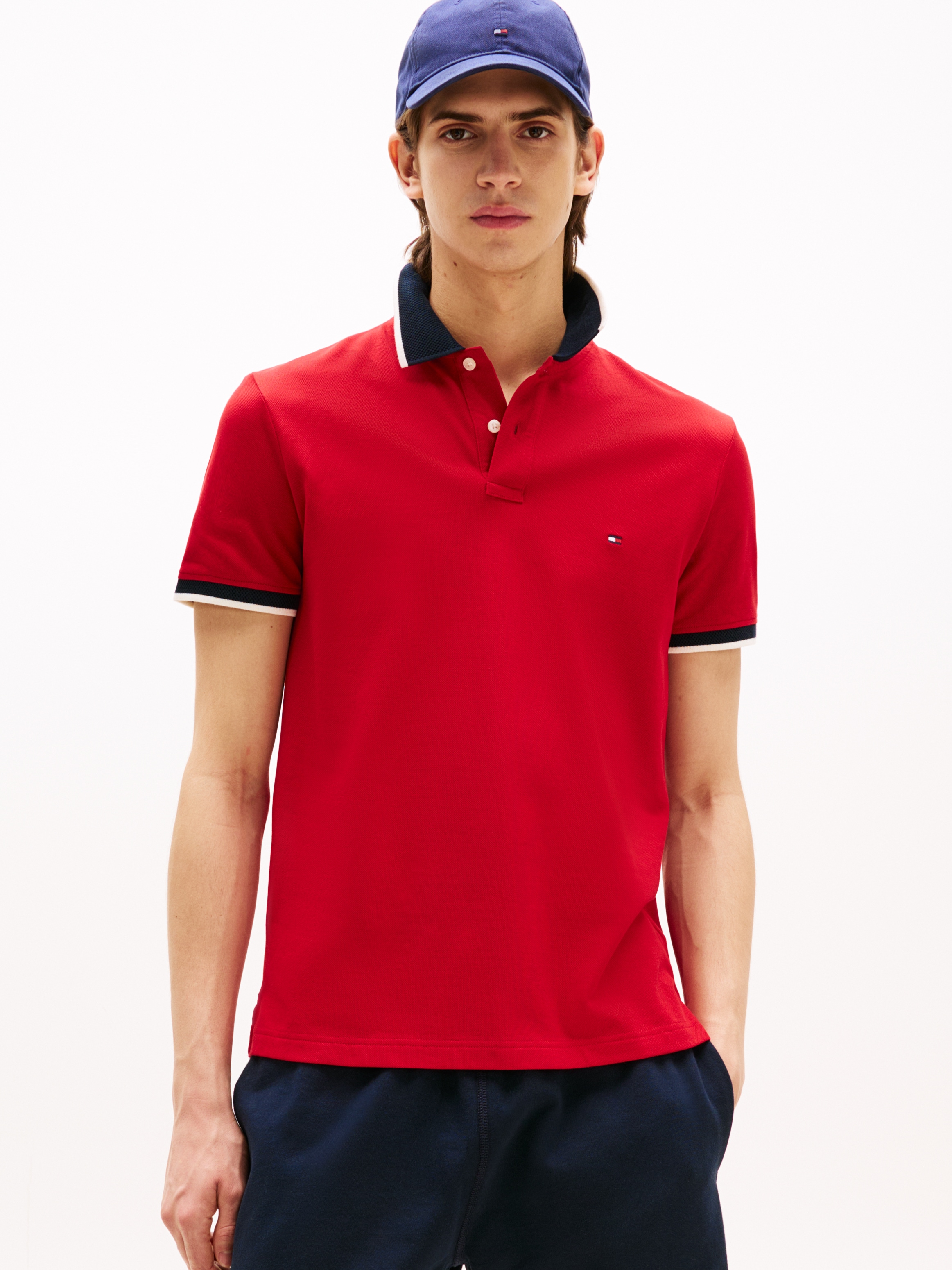 Tommy Hilfiger Poloshirt "CONTRAST COLLAR CUFF REG POLO" günstig online kaufen