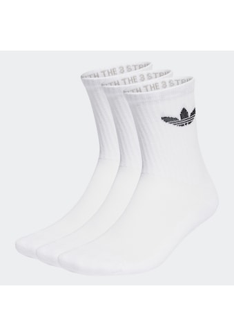 Sportsocken »TREFOIL CUSHION CREW SOCKEN, 3 PAAR«, (3 Paar)