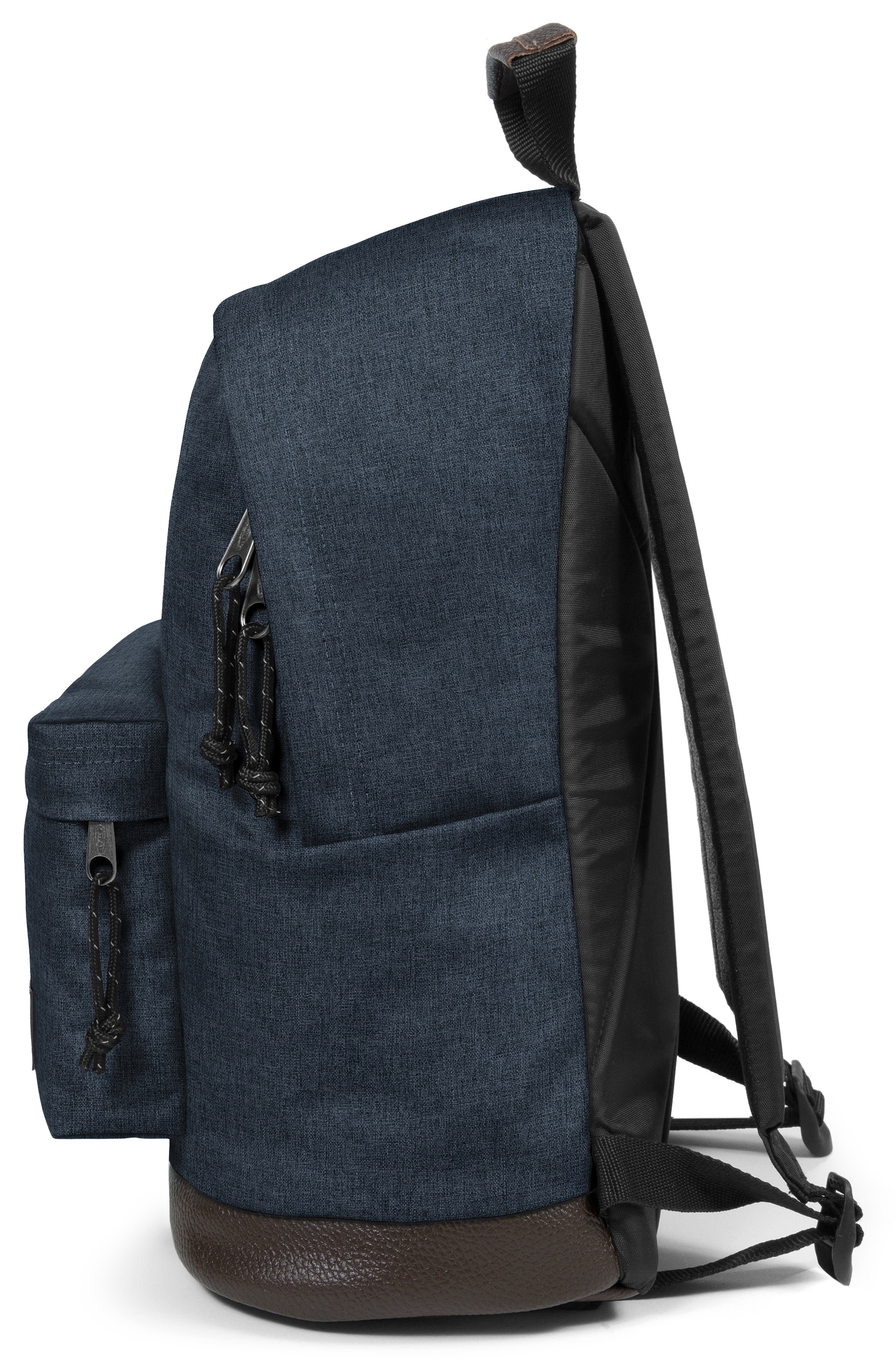 Eastpak Freizeitrucksack »WYOMING Triple Denim« Freizeitrucksack, Schulrucksack mit Lederboden