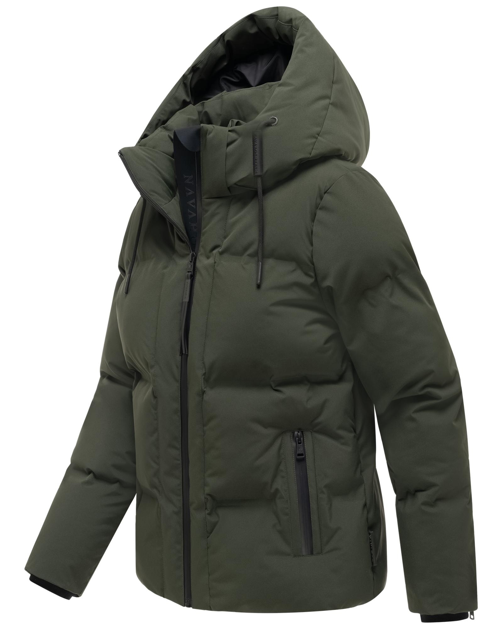 Navahoo Outdoorjacke »Wolkentanz XIV« mit Kapuze Kurze Damen Steppjacke mit abnehmbarer Kapuze
