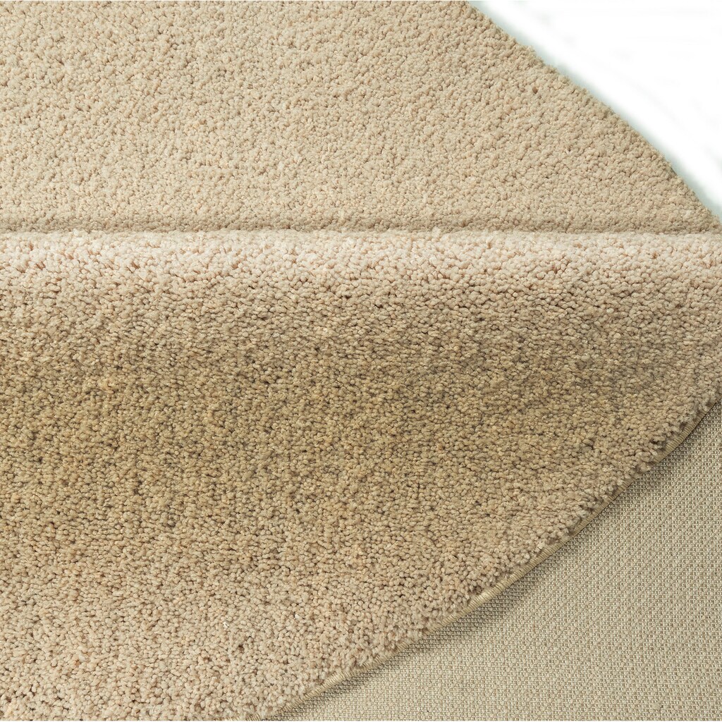 Wohnen Teppiche andas Hochflor-Teppich »Ilvi«, rund, 31 mm Höhe, besonder weich durch Microfaser extra flauschig sand Wohnen Teppiche andas Hochflor-Teppich »Ilvi«, rund, 31 mm Höhe, besonder weich durch Microfaser extra flauschig sand