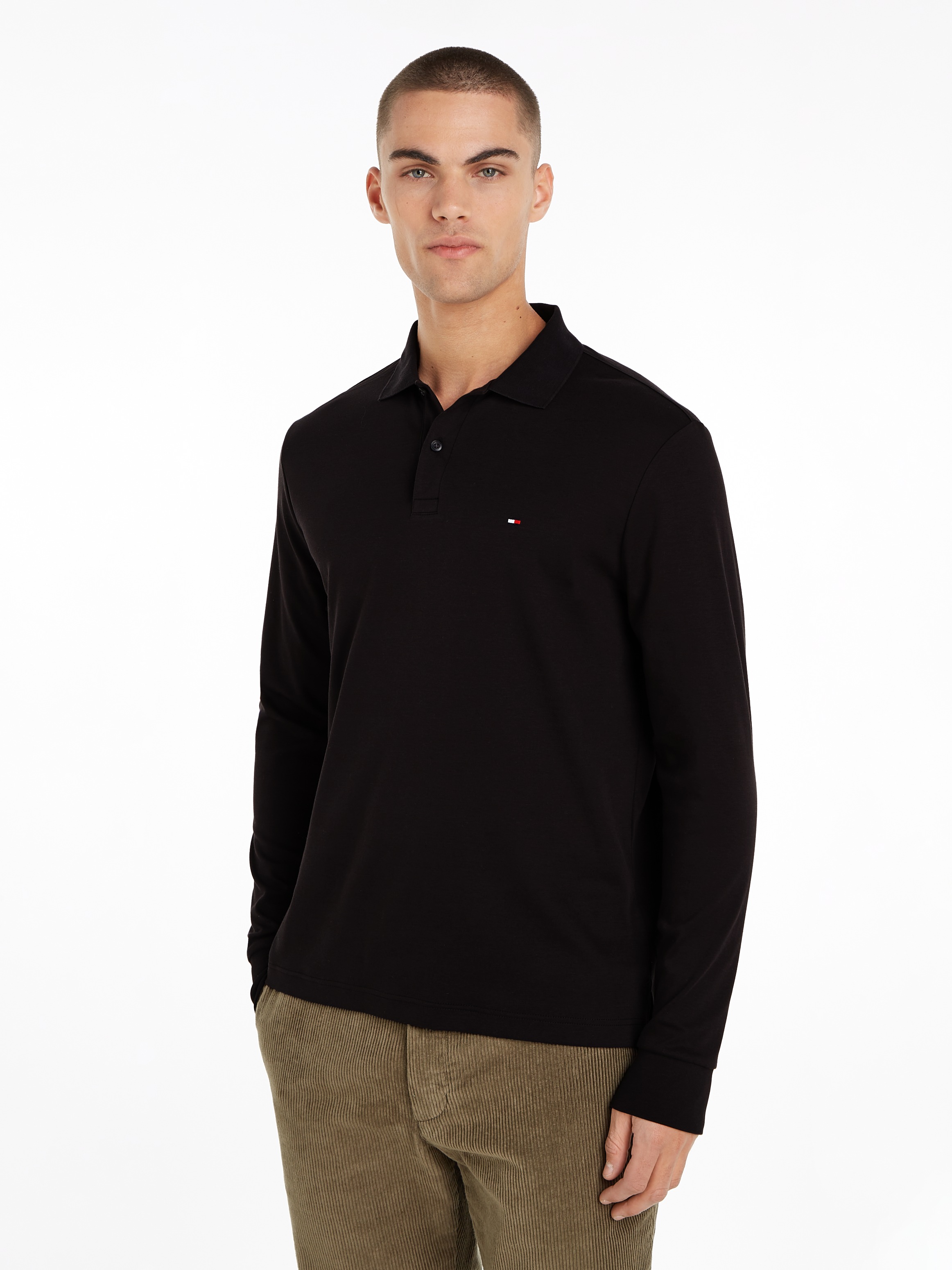 Tommy Hilfiger Langarm-Poloshirt »L/S LIQUID COTTON REG POLO«