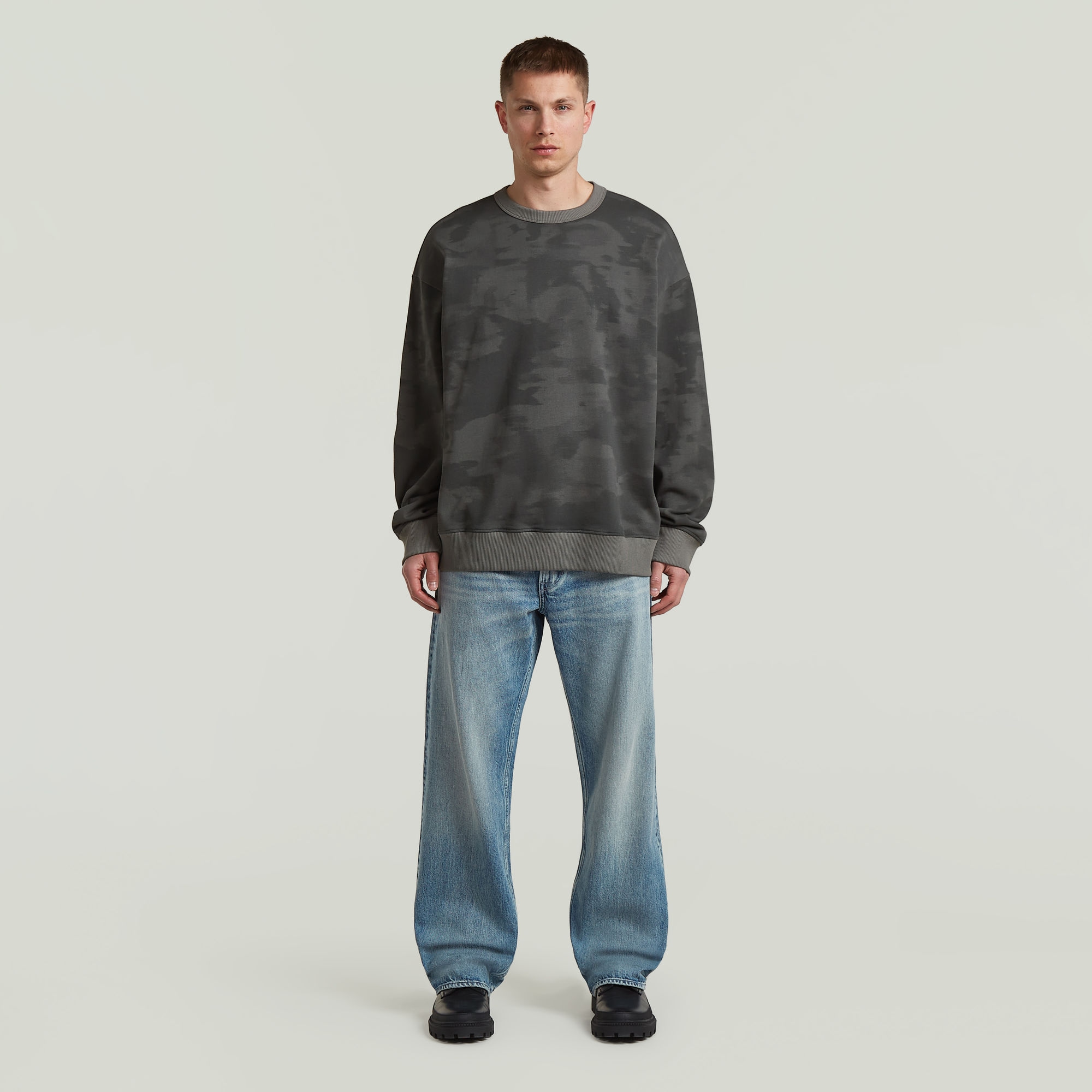 G-STAR Sweatshirt »Motion Camo r sw«, mit Allover-Print, Relaxed Fit
