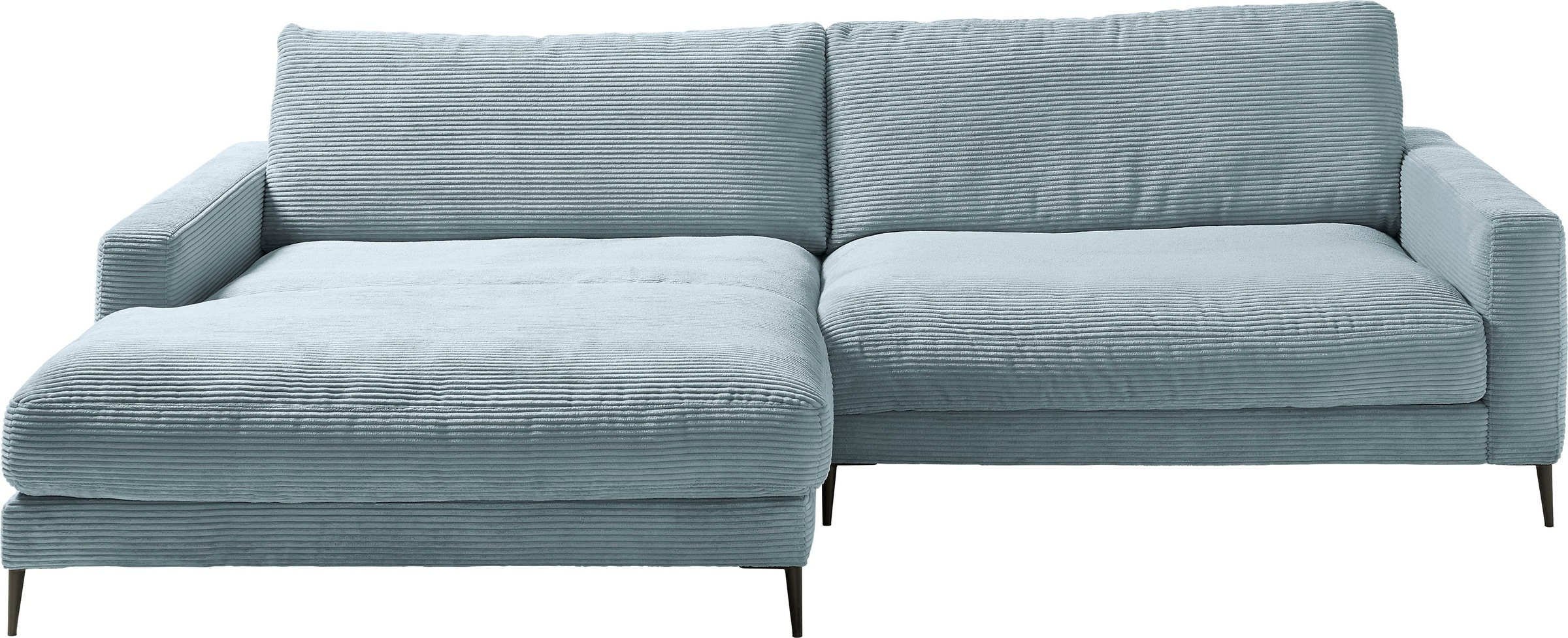 Home affaire Ecksofa "Downtown, B/T/H: 272/190/84 cm L-Form" weicher Sitzko günstig online kaufen