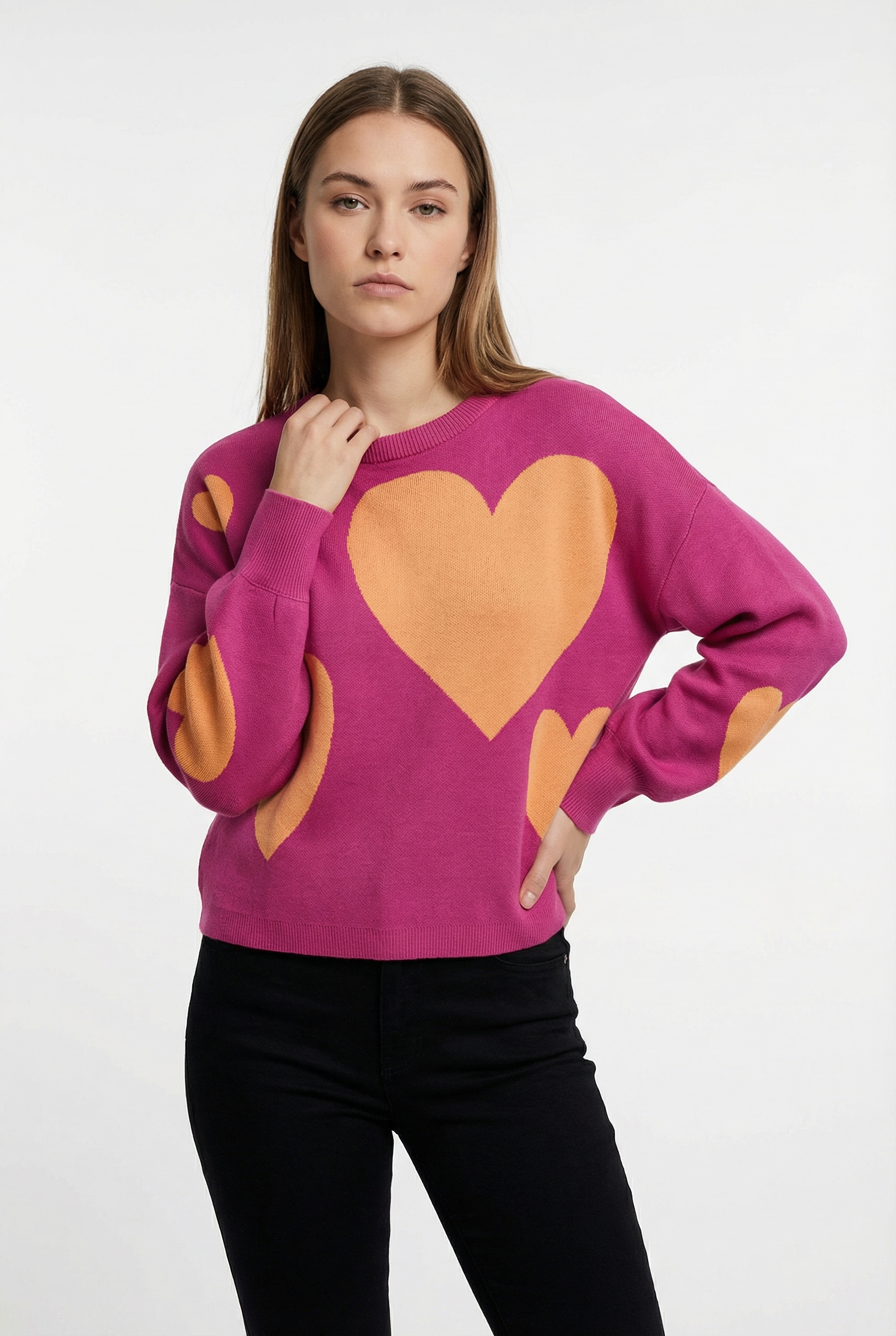 ONLY Strickpullover "ONLMONTANA LS JQ O-NECK CC KNT" mit Rippbündchen günstig online kaufen