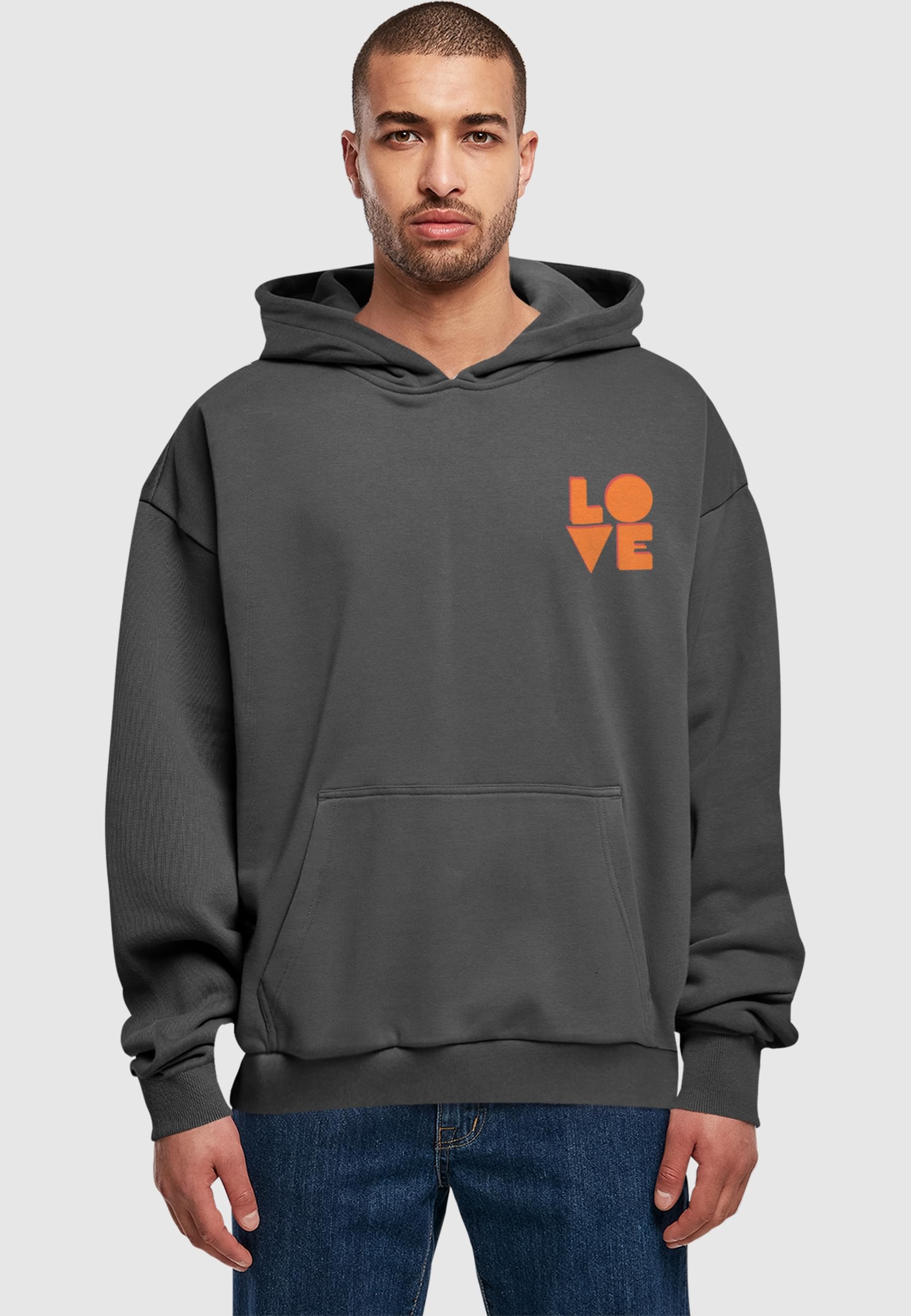 Merchcode Kapuzensweatshirt »Merchcode Hugs & Love - Love Ultra Heavy Hoody«, (1 tlg.)