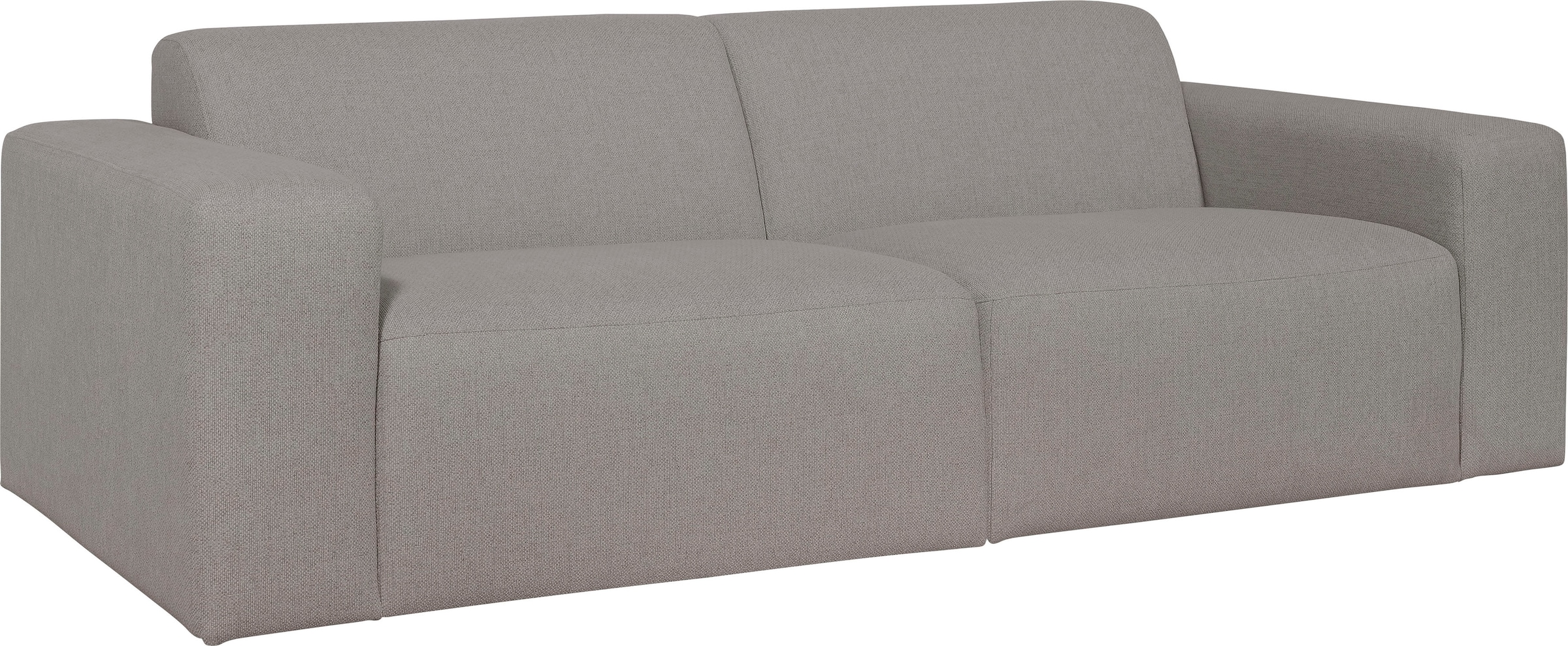 INOSIGN 3-Sitzer »Koa, 228 cm, Modulsofa in Webstoff, Cord«, Designsofa, weicher Lounge-Sitzkomfort, Welleunterfederung, bodentief