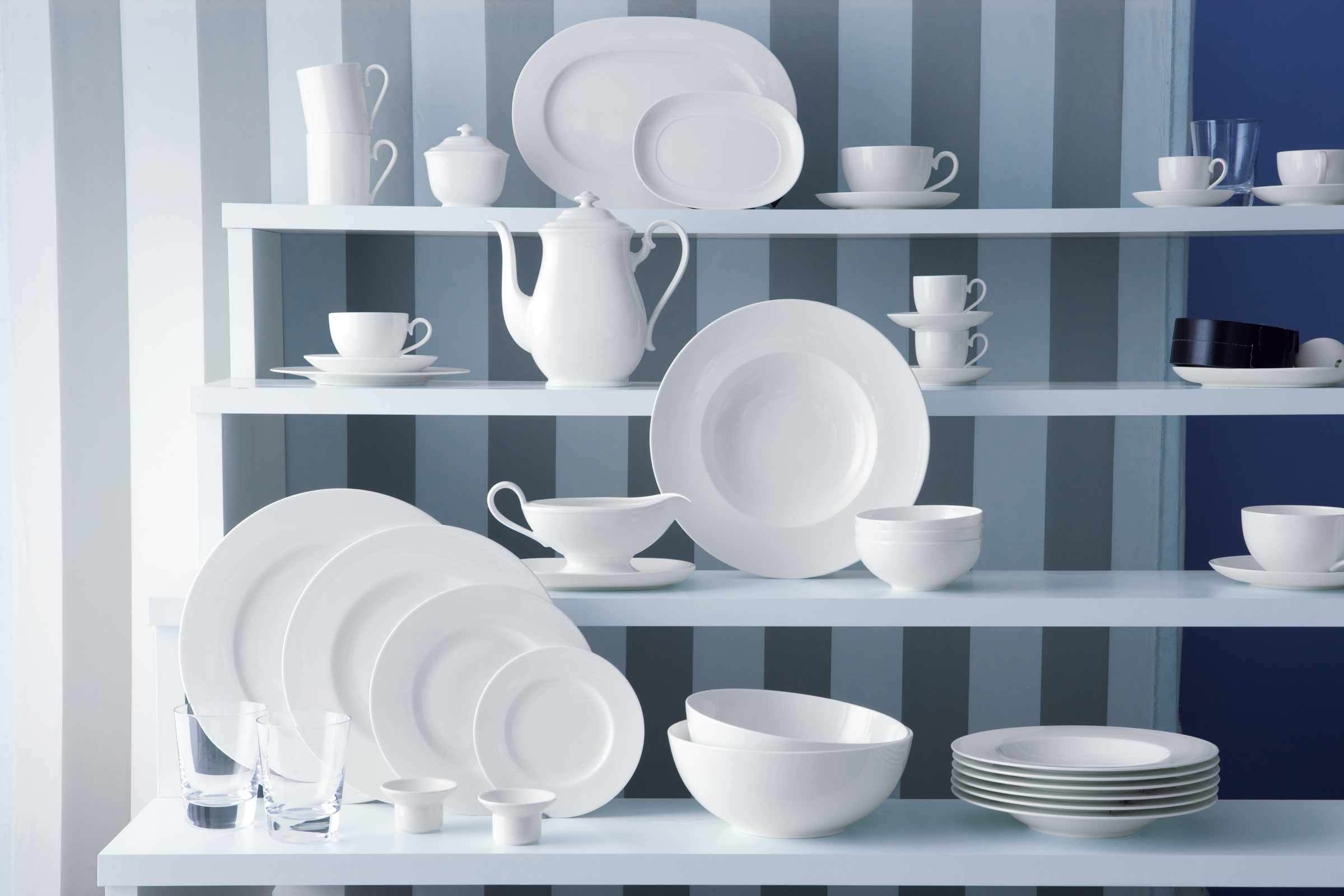 Teekanne VILLEROY & BOCH "Kaffeekanne Royal 1,1 Liter weiß", weiß, Kannen 2