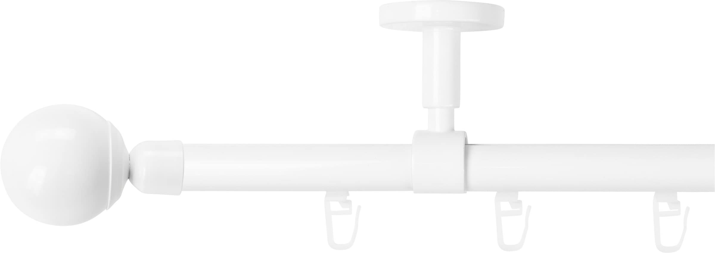 SN DECO GROUP Gardinenstange »Gardinenstange Innenlauf Reims Ø 19 mm, 1-läufig, Fixmaß, verschraubt« Ø 19 mm Fixmaß;kürzbar