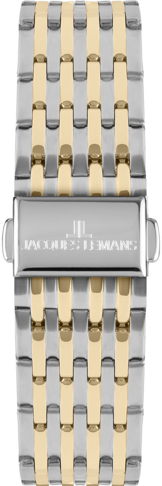 Jacques Lemans Chronograph »London«, Quarzuhr, Armbanduhr, Herrenuhr, Edelstahlarmband, Stoppfunktion, Tag