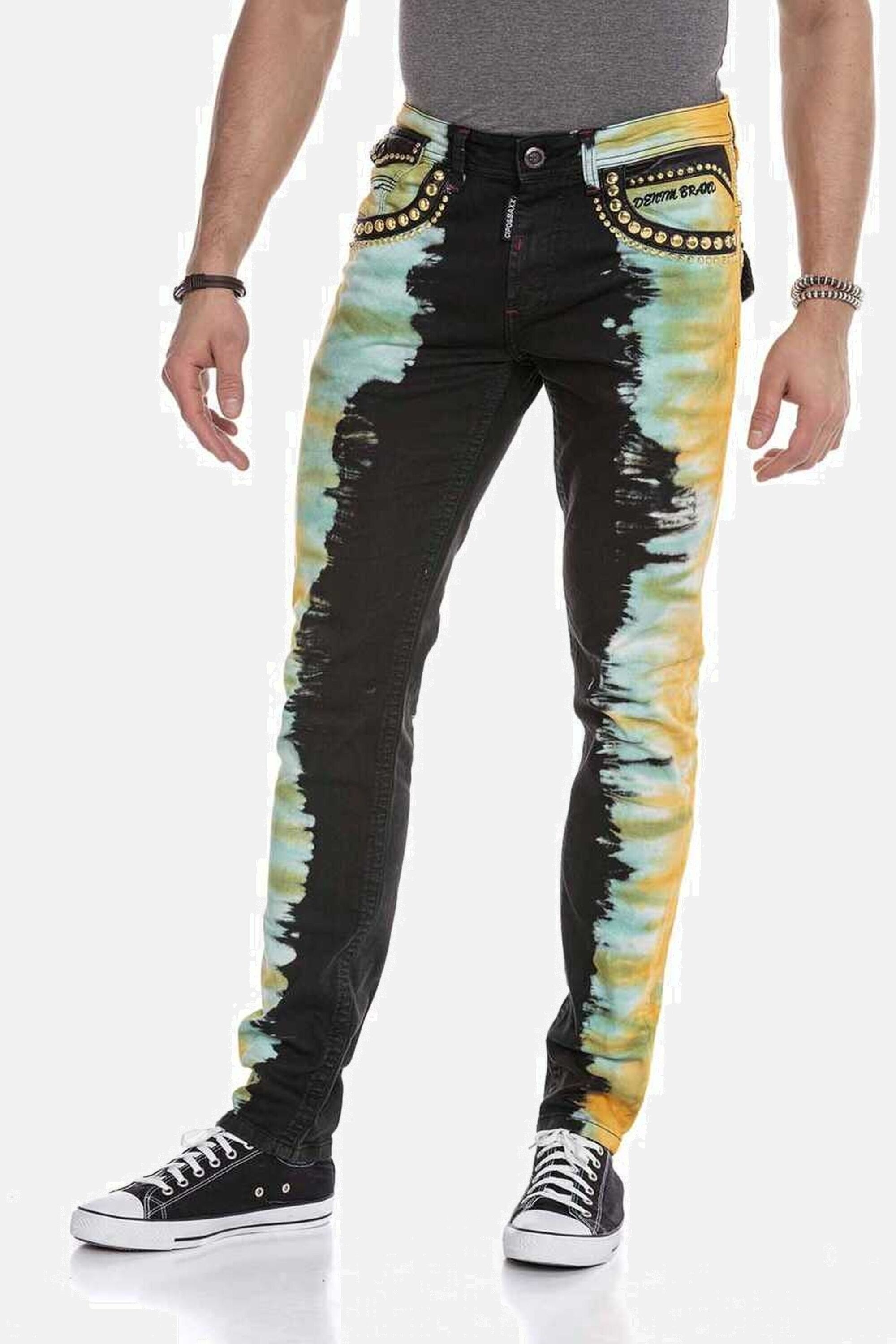 Cipo & Baxx 5-Pocket-Jeans »Jeans«, m extravaganten Look, CD664