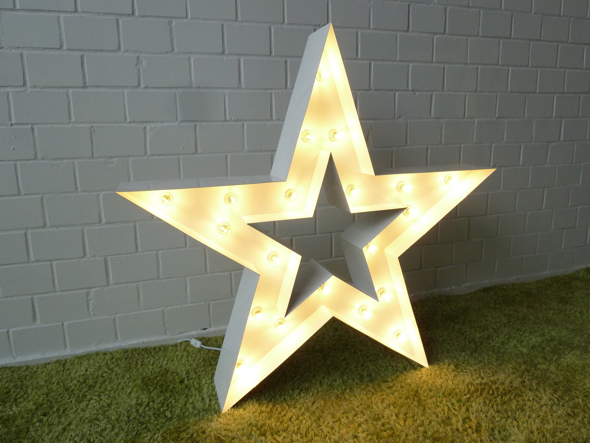 Black Friday MARQUEE LED fLichtquellen Tischlampe Star »Star«, 122x122 (exkl.) LIGHTS Dekolicht E14 cm 20 - | Wandlampe, 20 flammig-flammig, BAUR