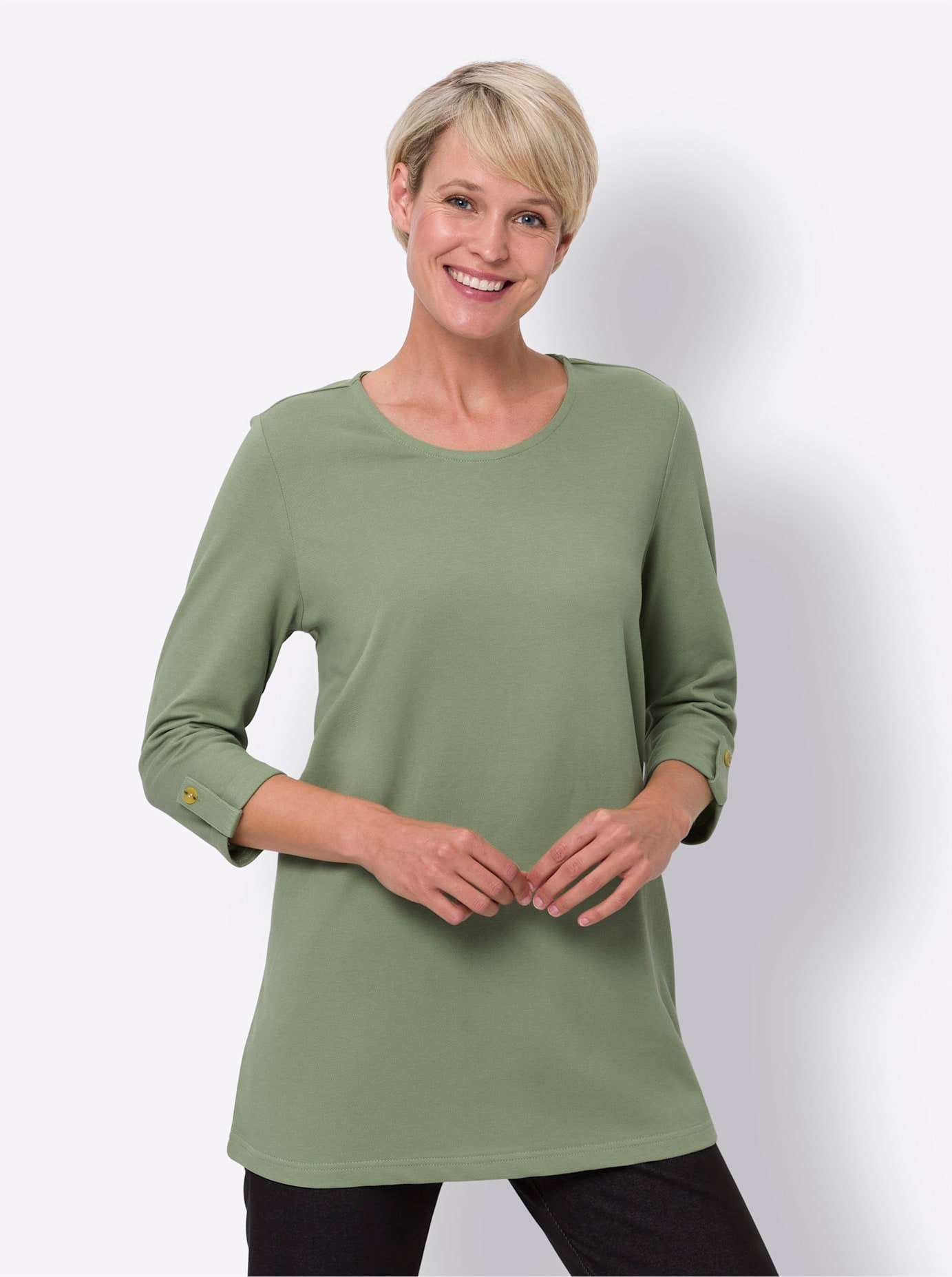 Classic Basics Longshirt "Longshirt" 1 Stk. tlg. günstig online kaufen
