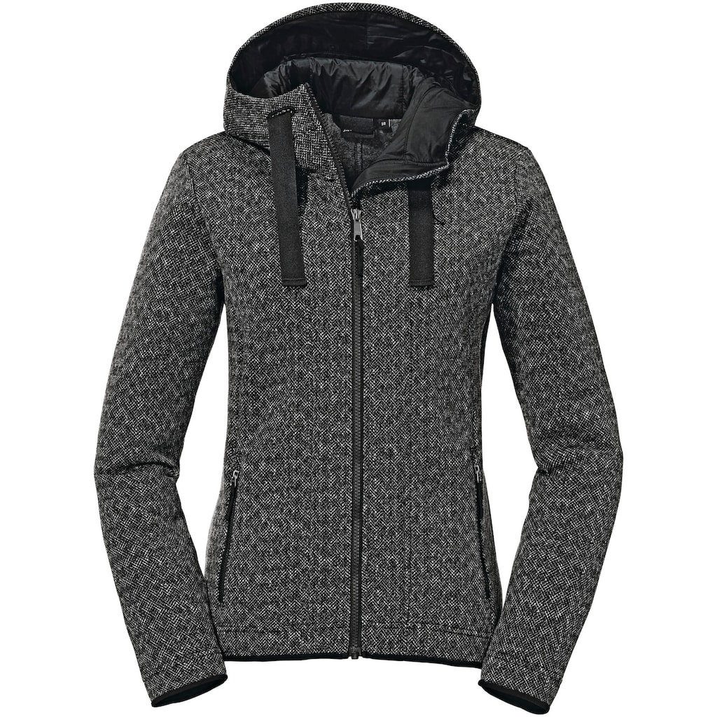 Schöffel Fleecejacke »Fleece Hoody Aurora L«, mit Kapuze