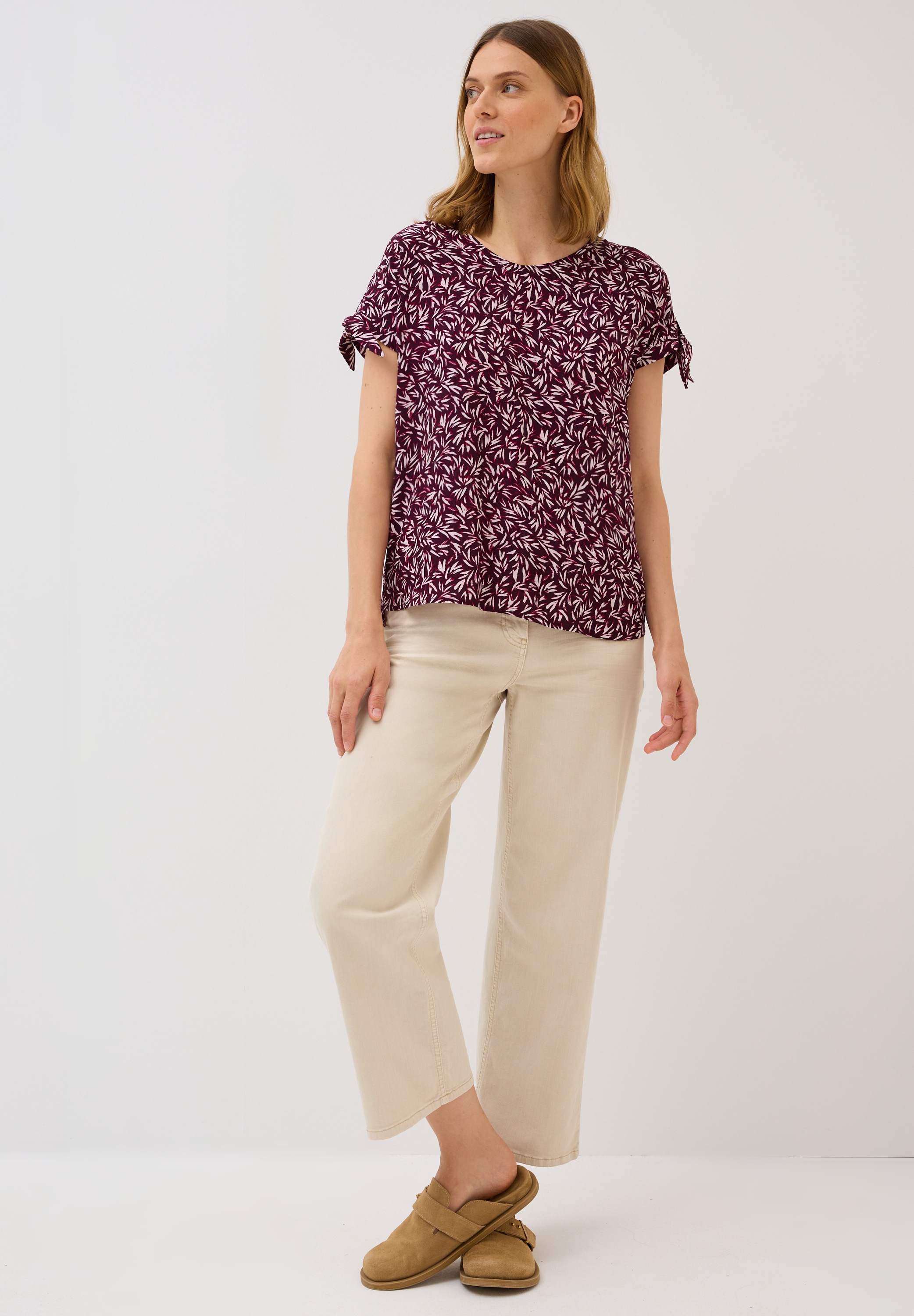 Thumbnail - Cecil Kurzarmbluse aus softer Viskose