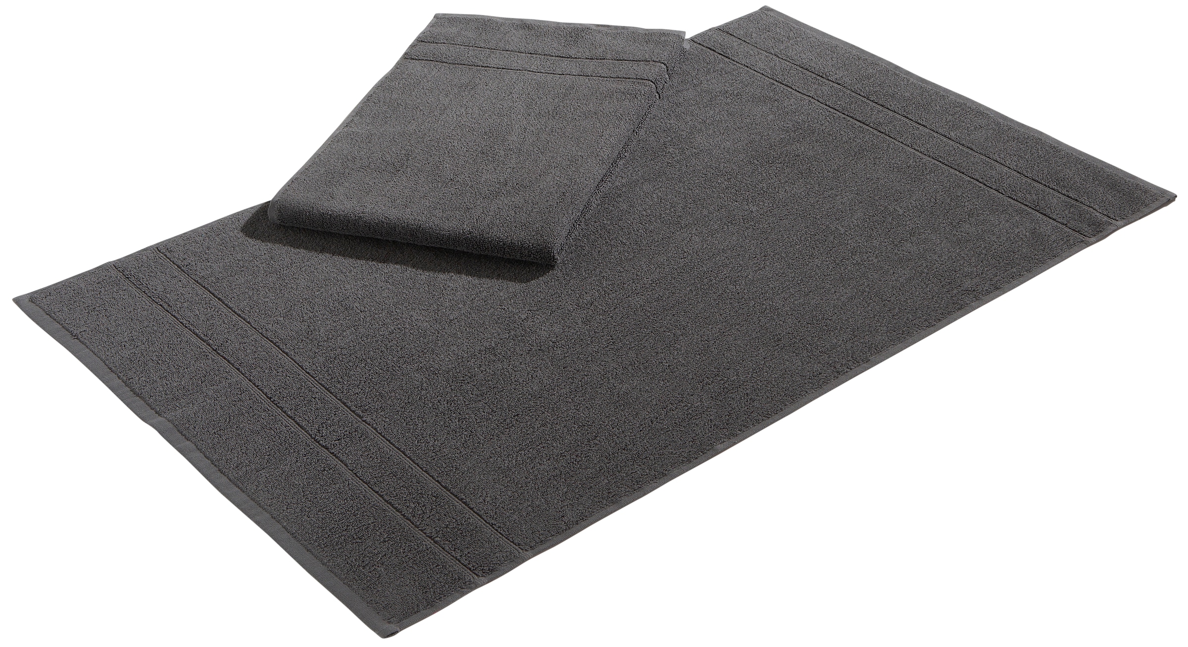 my home Badematte "Inga, 2 tlg. Hotelmatten-Set" Höhe 4 mm beidseitig nutzb günstig online kaufen