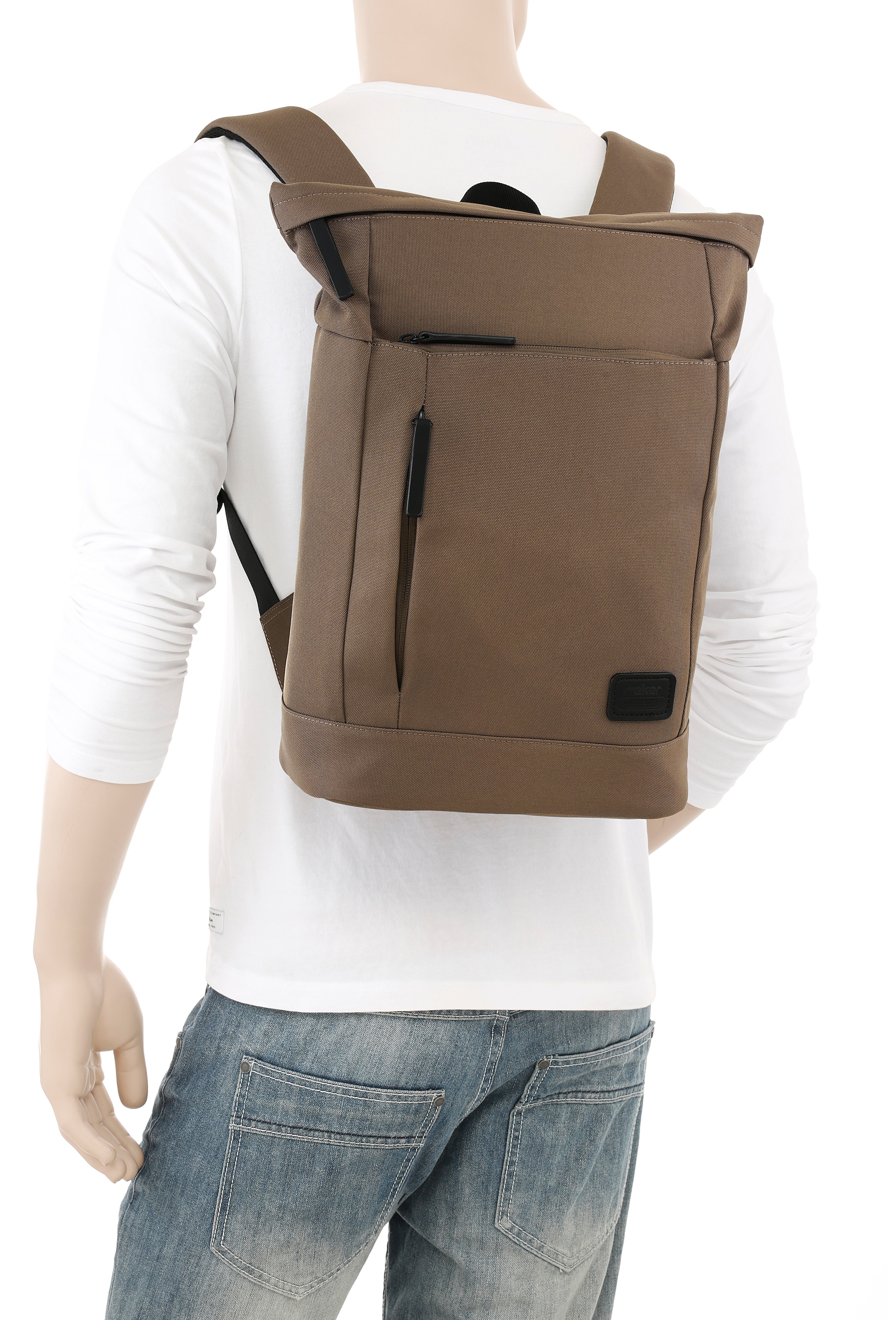 Rieker Cityrucksack, Freizeitrucksack, Businessrucksack mit breiten Schulterriemen