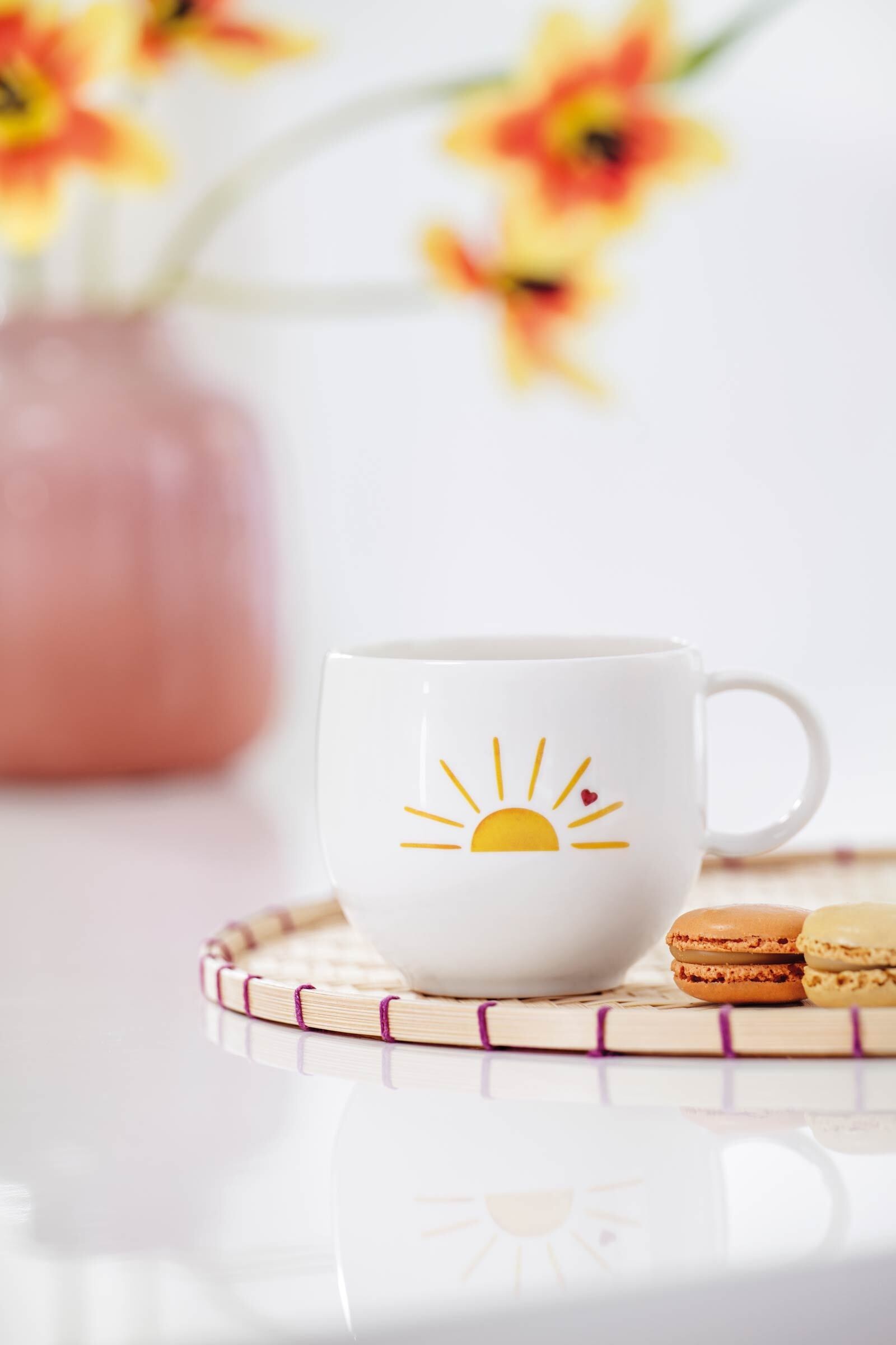 Villeroy & Boch Becher "Henkelbecher Hello Sunshine With Love 290 ml 6er Se günstig online kaufen