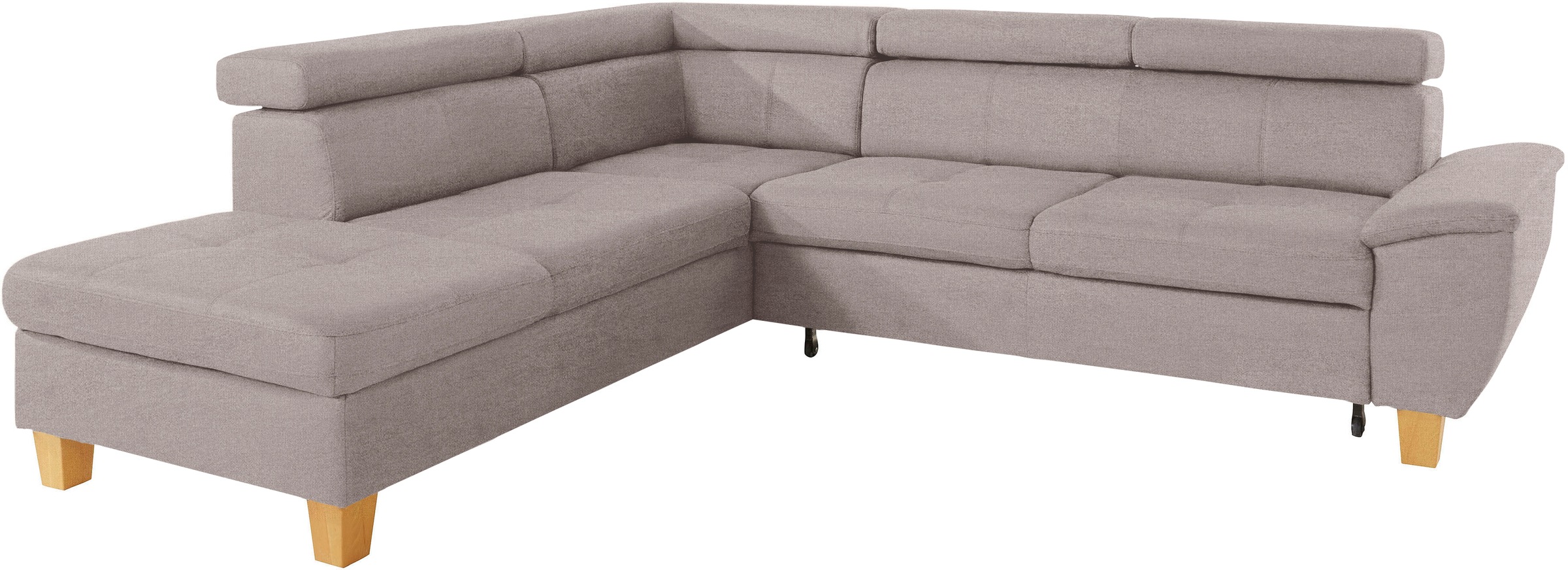 exxpo - sofa fashion Ecksofa "Enya, hoher Sitzkomfort, Breite 266cm, bequem günstig online kaufen