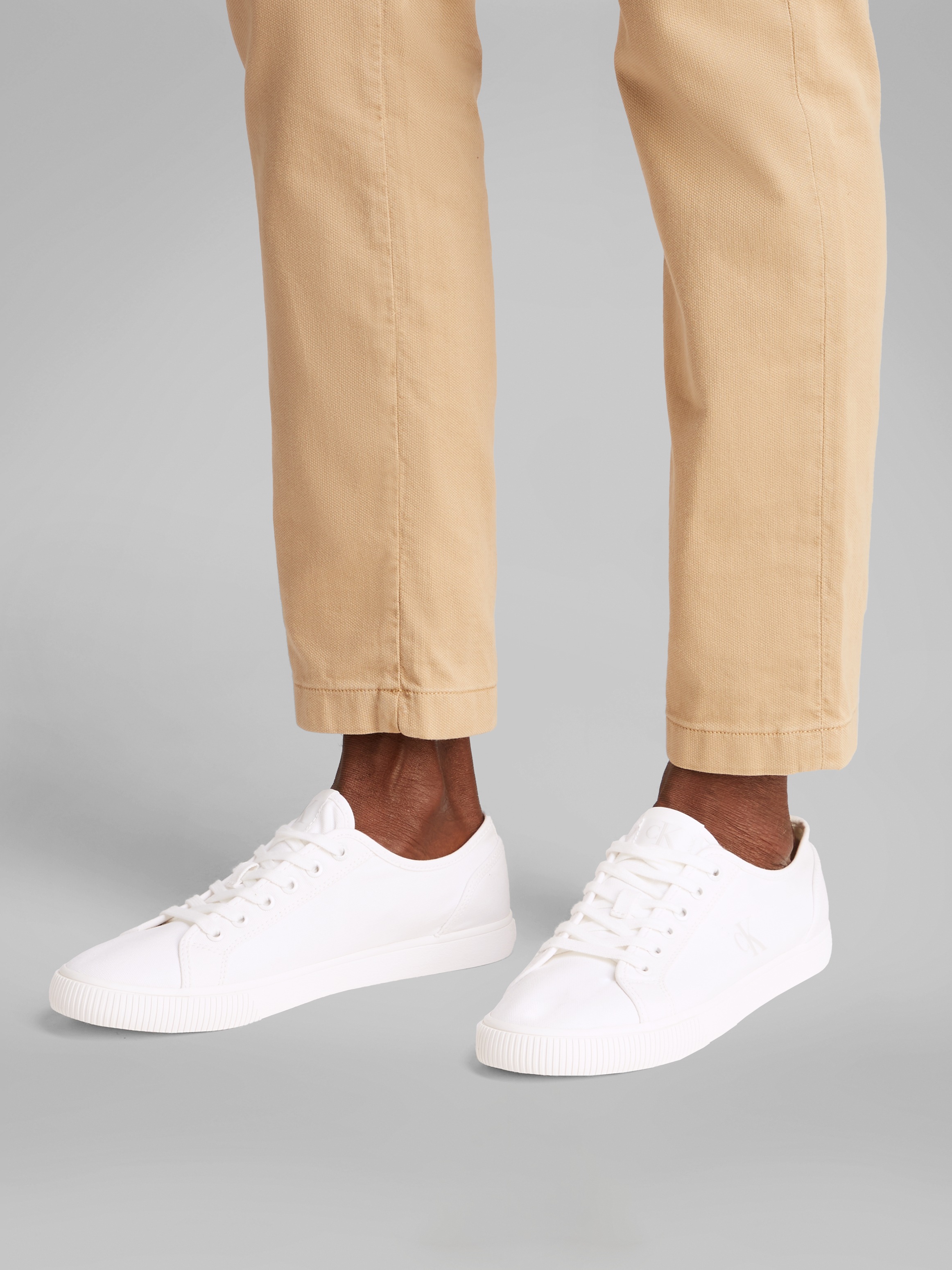 Calvin Klein Jeans Sneaker "ESS VULC LOW MG CANVAS", Schnürschuh, Halbschuh günstig online kaufen