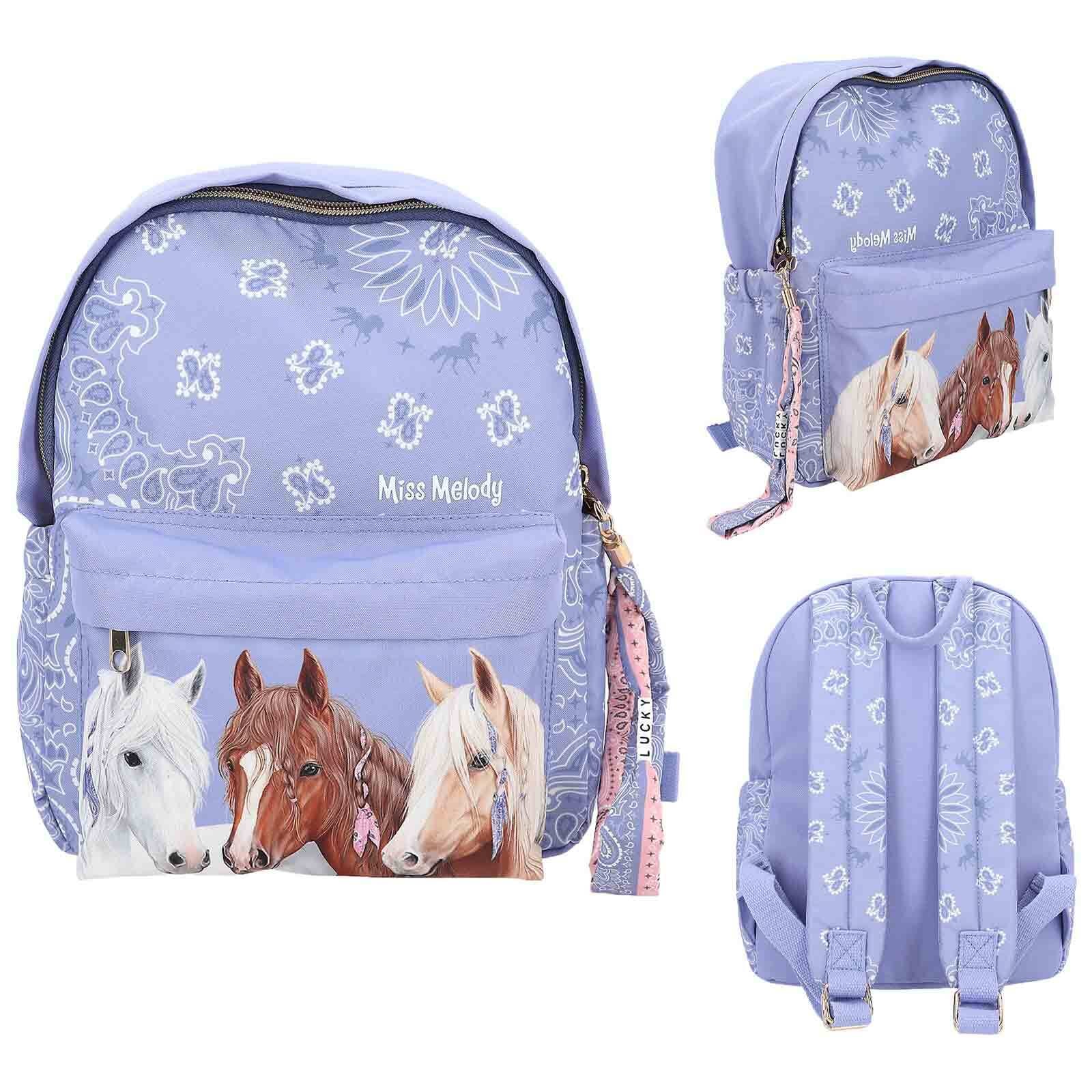 Depesche Rucksack »Rucksack BANDANA Miss Melody 10 x 24,5 x 30 cm violett«