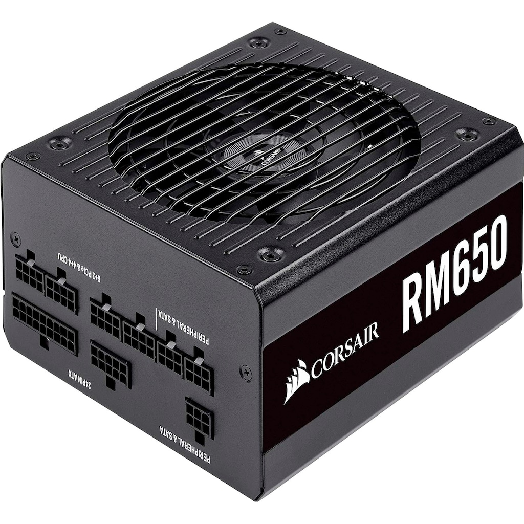 Corsair PC-Netzteil »RM650 80 PLUS Gold Fully Modular ATX Power Supply«, (1 St.)