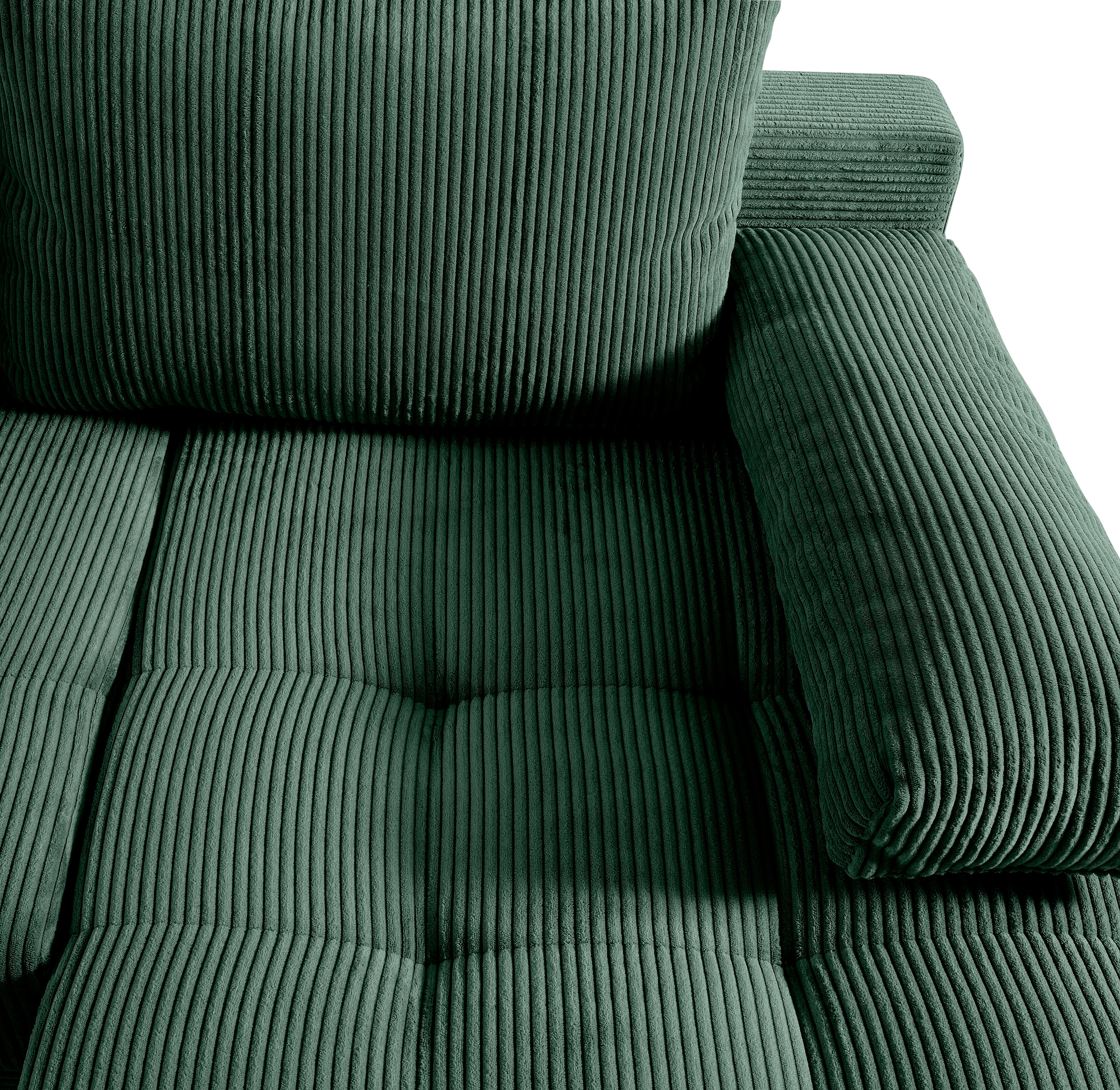 COLLECTION AB Wohnlandschaft »Josy, U-Form, Schlafsofa mit Bettkasten«, (Cord-/Mix), flexible Recamiere, Breite: 269cm, inklusive Rückenkissen, Cord