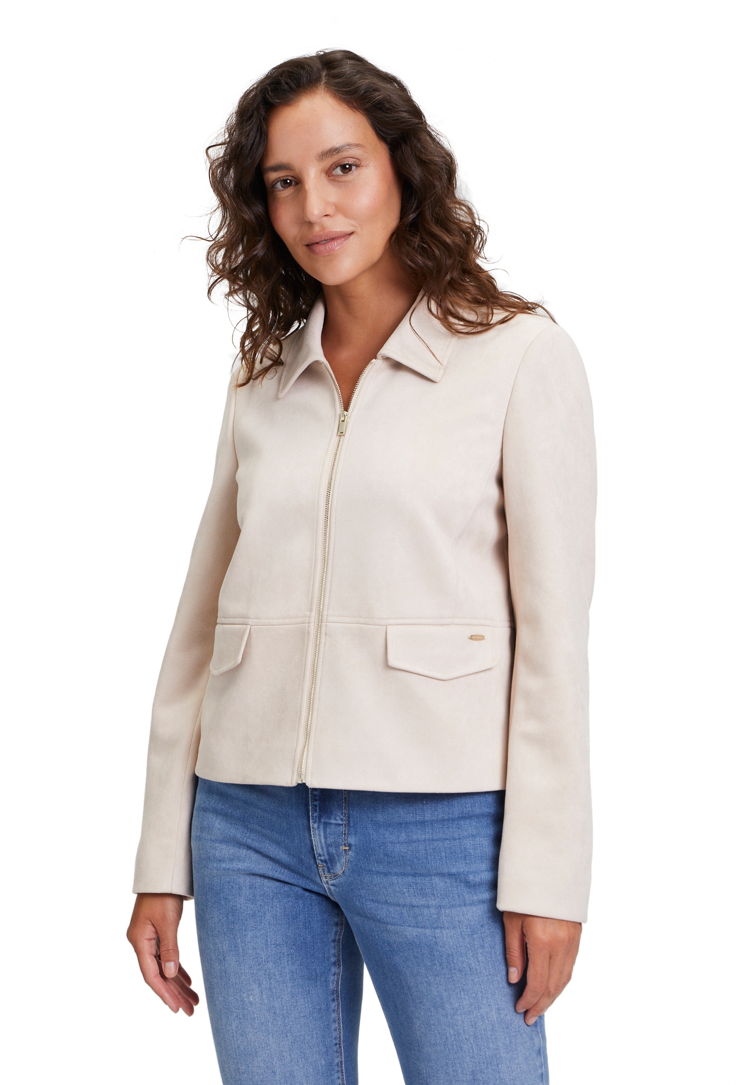 Betty&Co Jackenblazer "Betty & Co Damen Casual-Jacke mit Kragen", Material günstig online kaufen