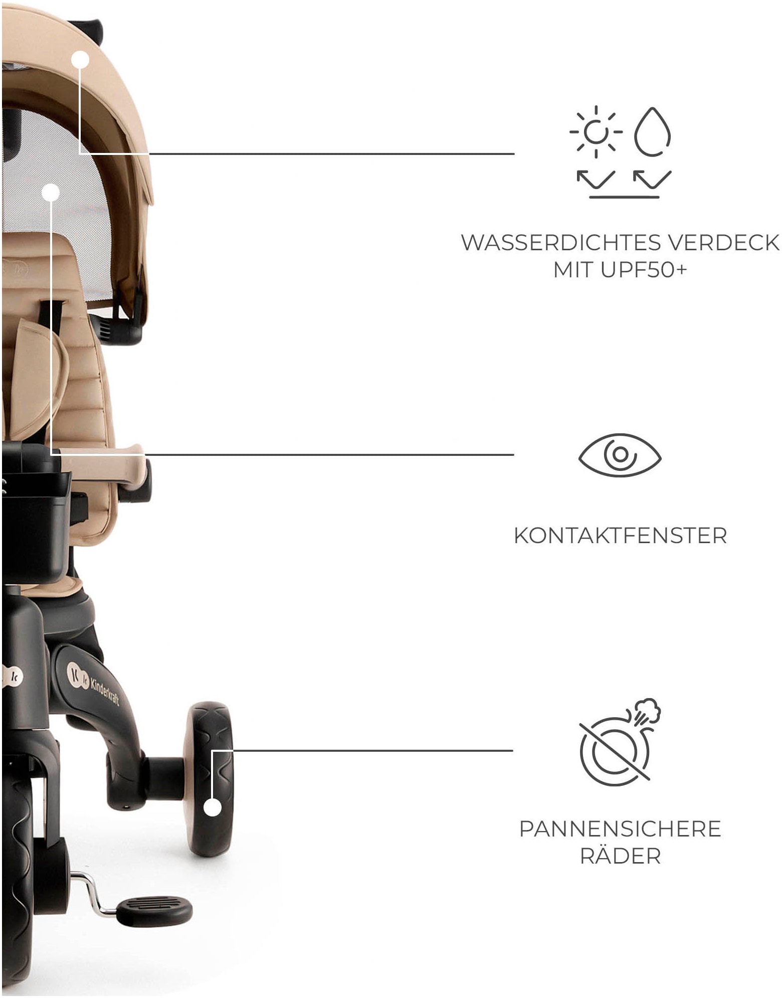 Kinderkraft Dreirad »Jazz 2«