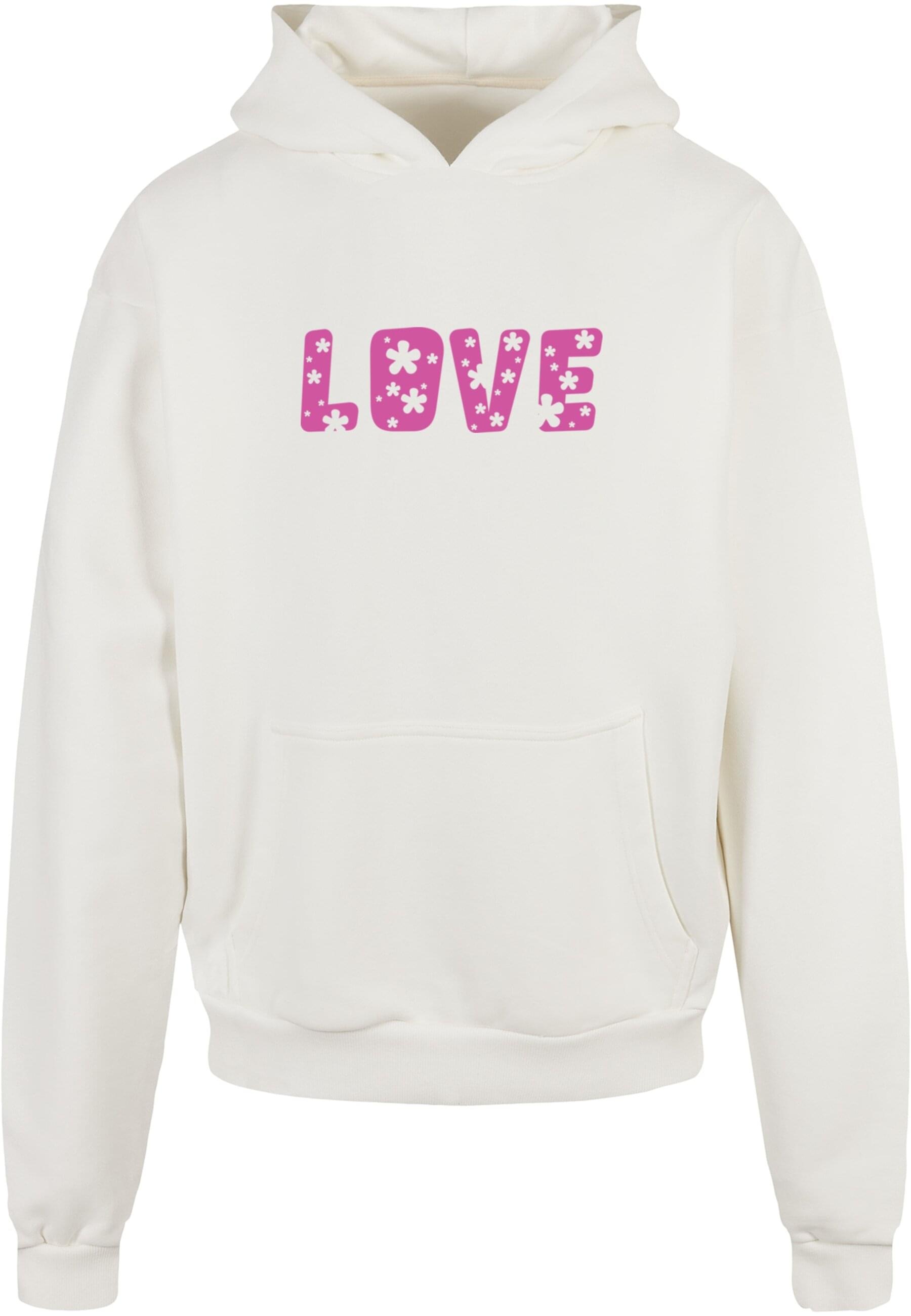 Merchcode Kapuzensweatshirt "Merchcode Herren Valentines Day - Flowers Love Ultra Heavy Hoody"