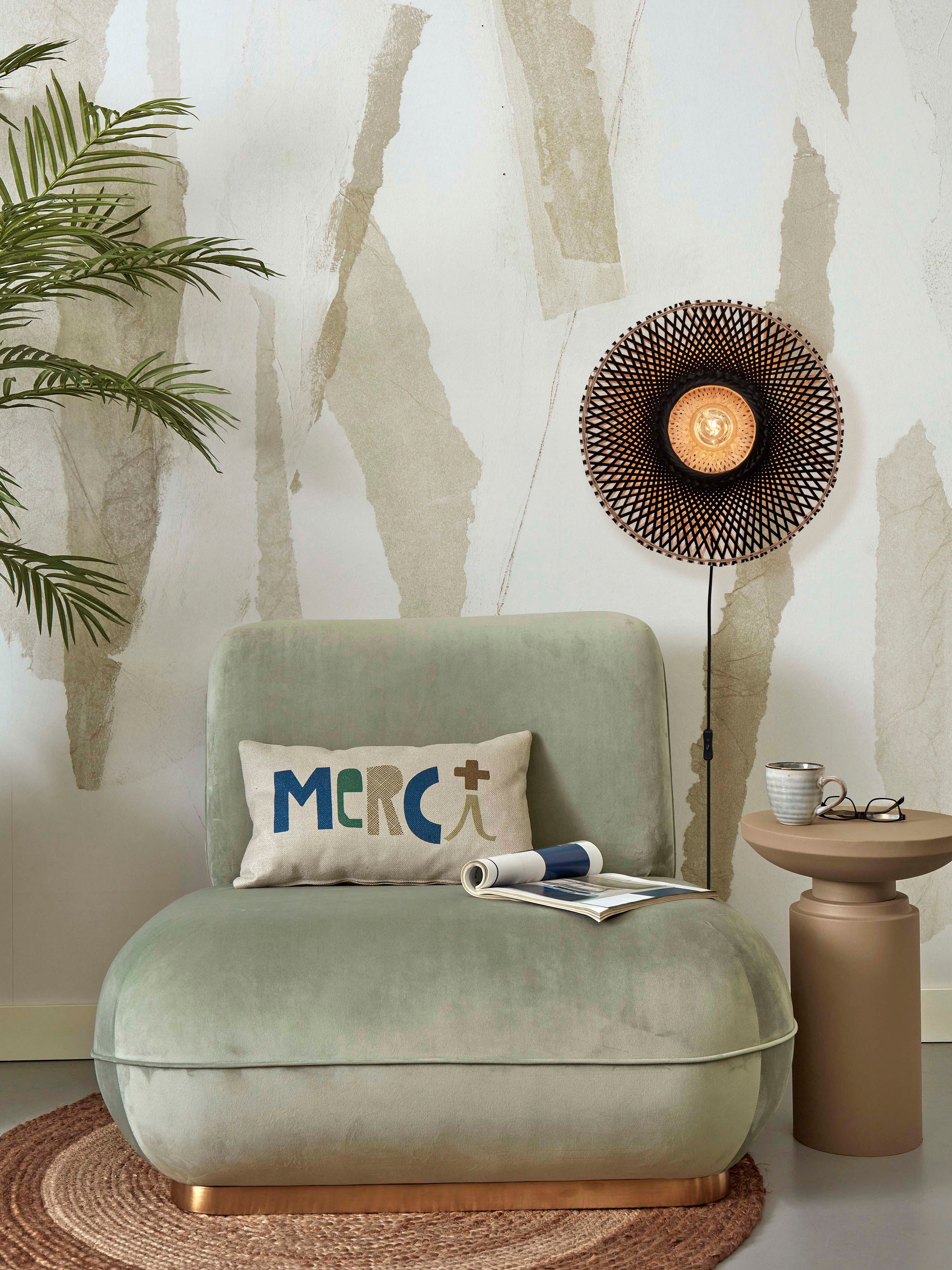 GOOD&MOJO Wandleuchte »KALIMANTAN«, 1 flammig, Leuchtmittel E27 | ohne Leuchtmittel