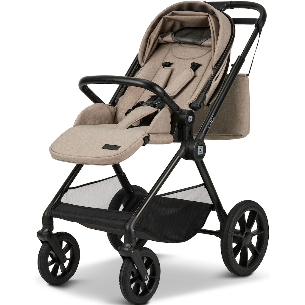 Moon Kombi-Kinderwagen »Clicc, mud/melange«