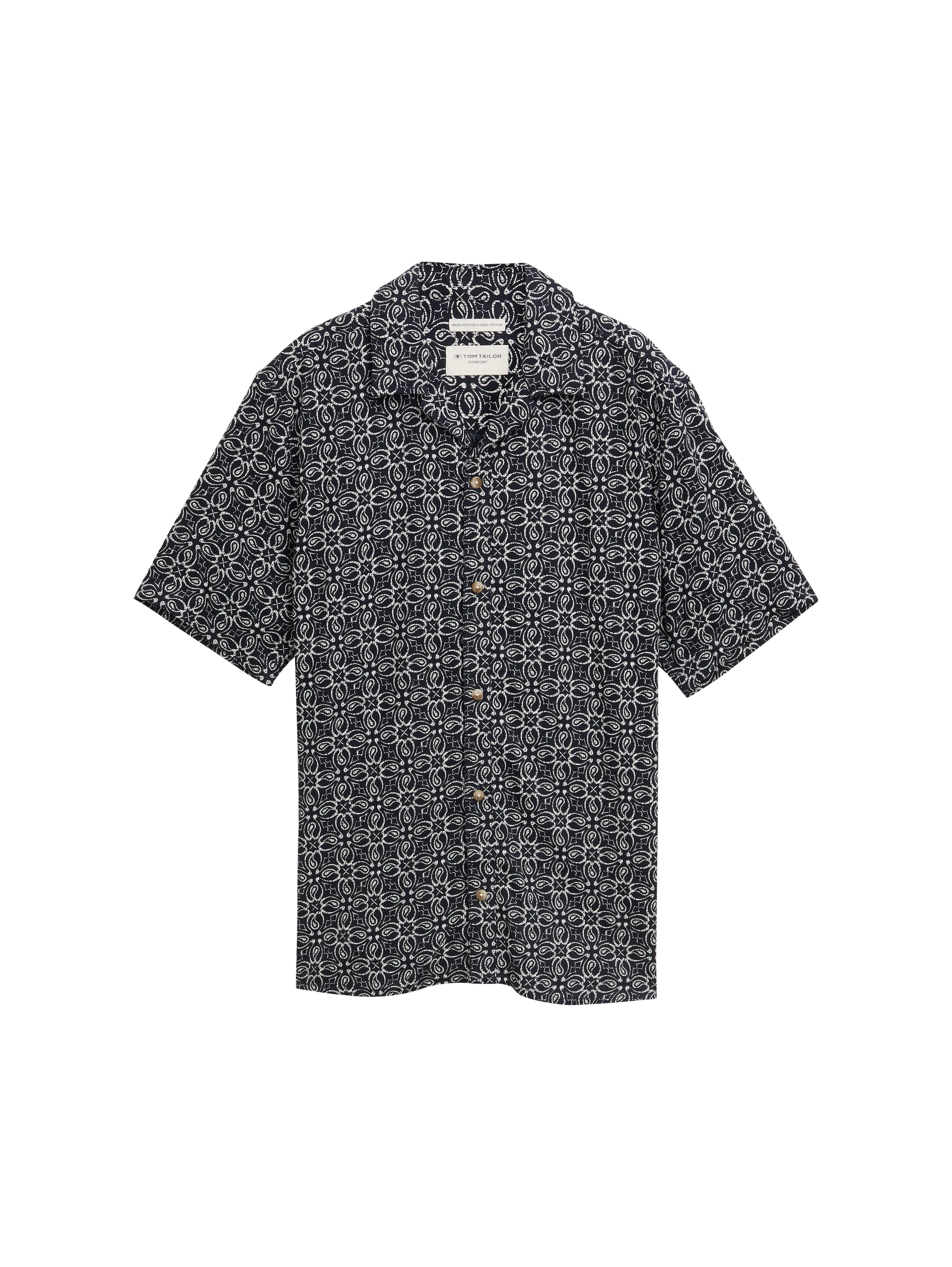 TOM TAILOR Kurzarmhemd, mit All-Over Print