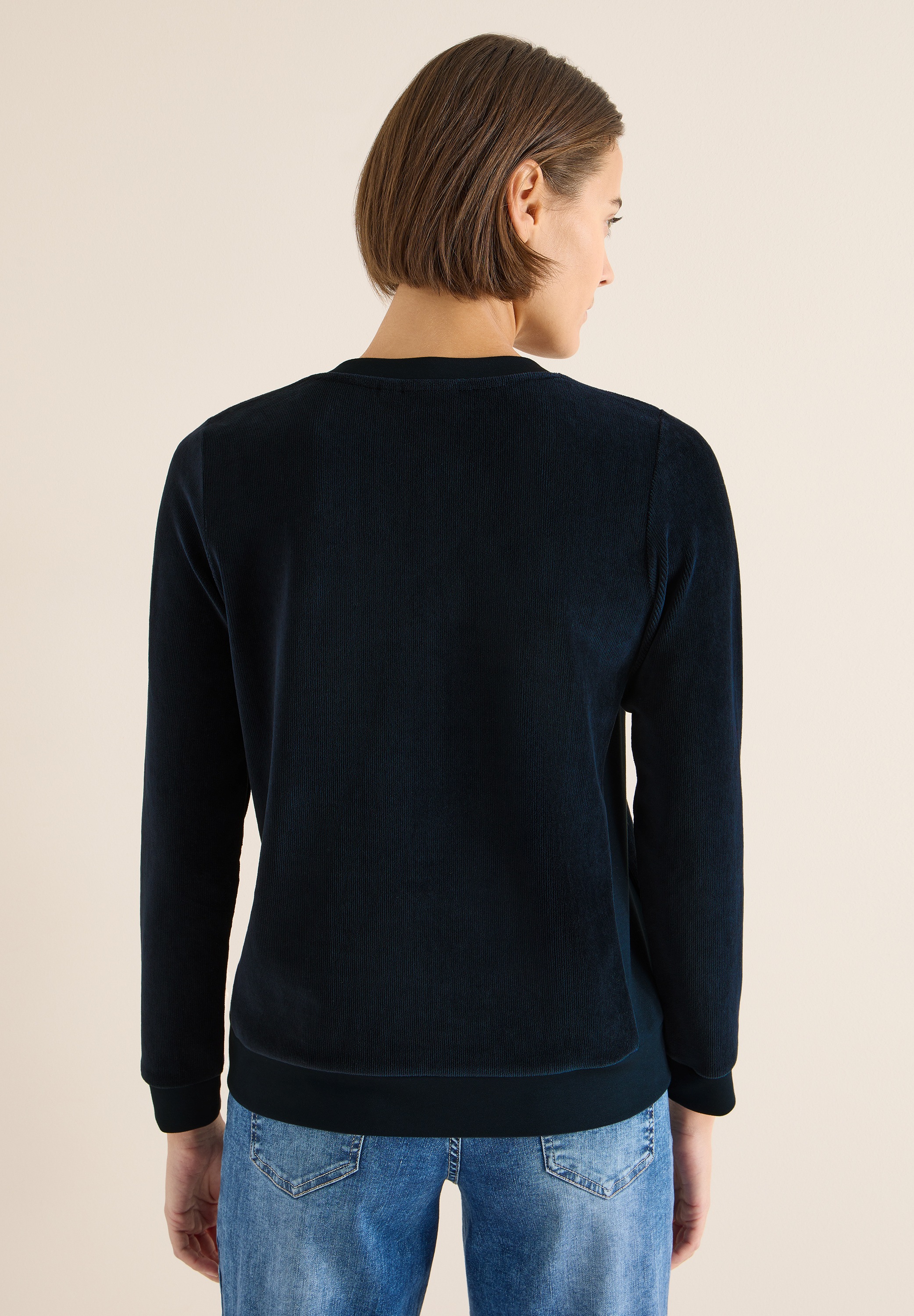 Cecil Langarmshirt mit Rundhalsausschnitt günstig online kaufen