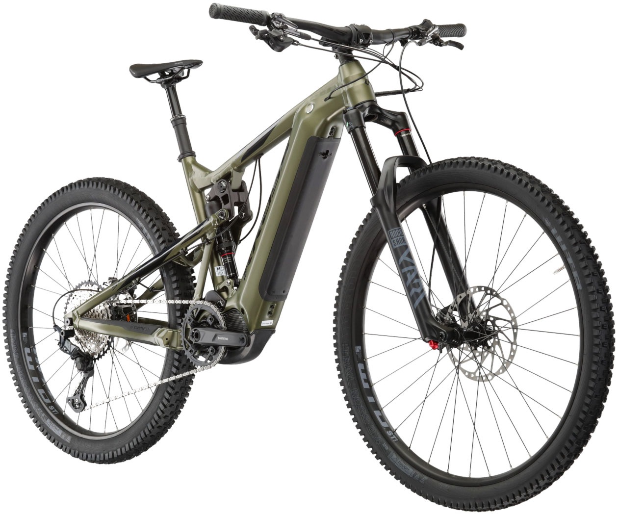 Kross E-Bike »E-MTB Soil Boost 2.0 630 29/27,5 Zoll grün«, 12 Gang, Shimano, DEORE SLX M7100, Mittelmotor 250 W