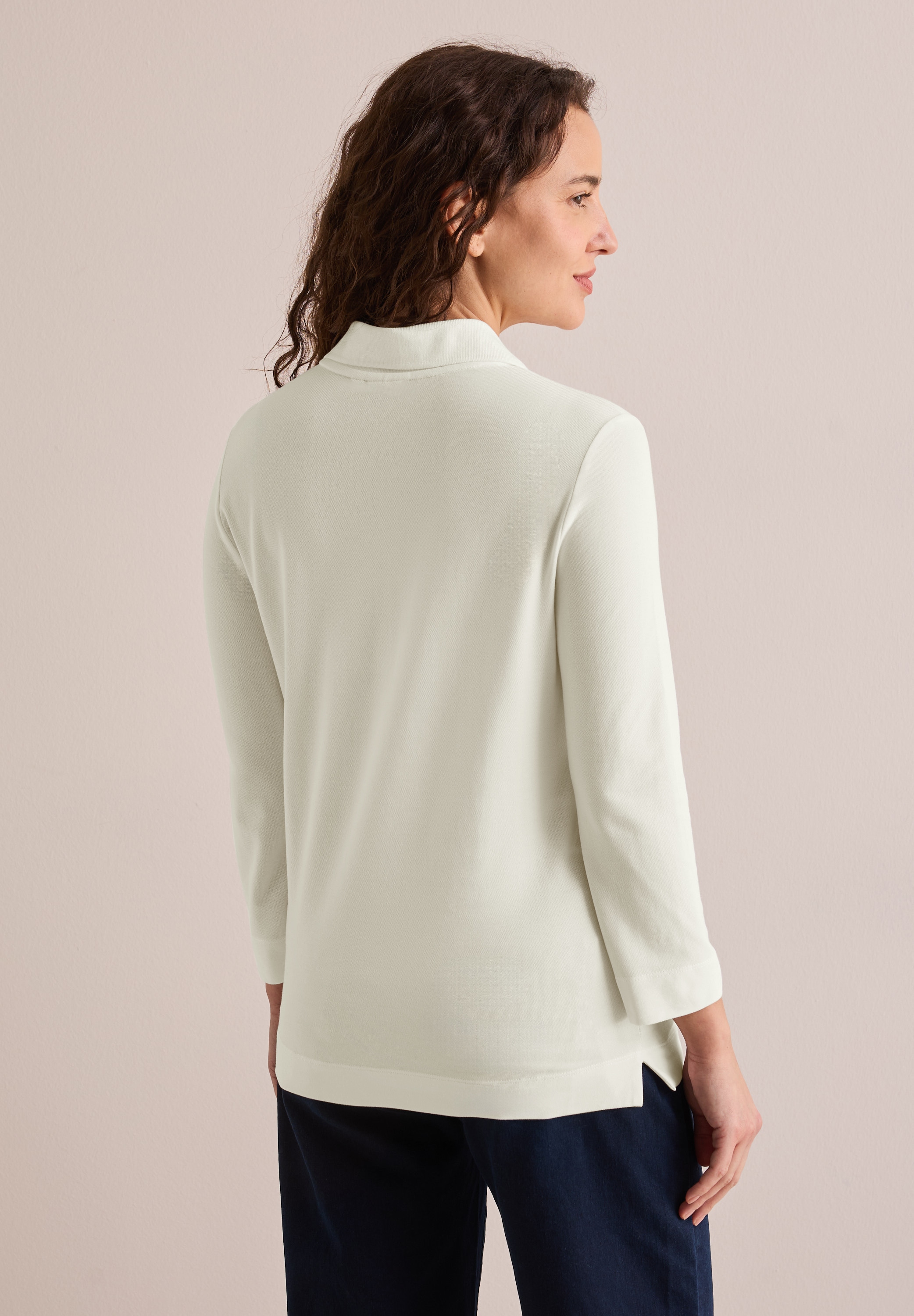 Cecil 3/4-Arm-Shirt, mit Polokragen