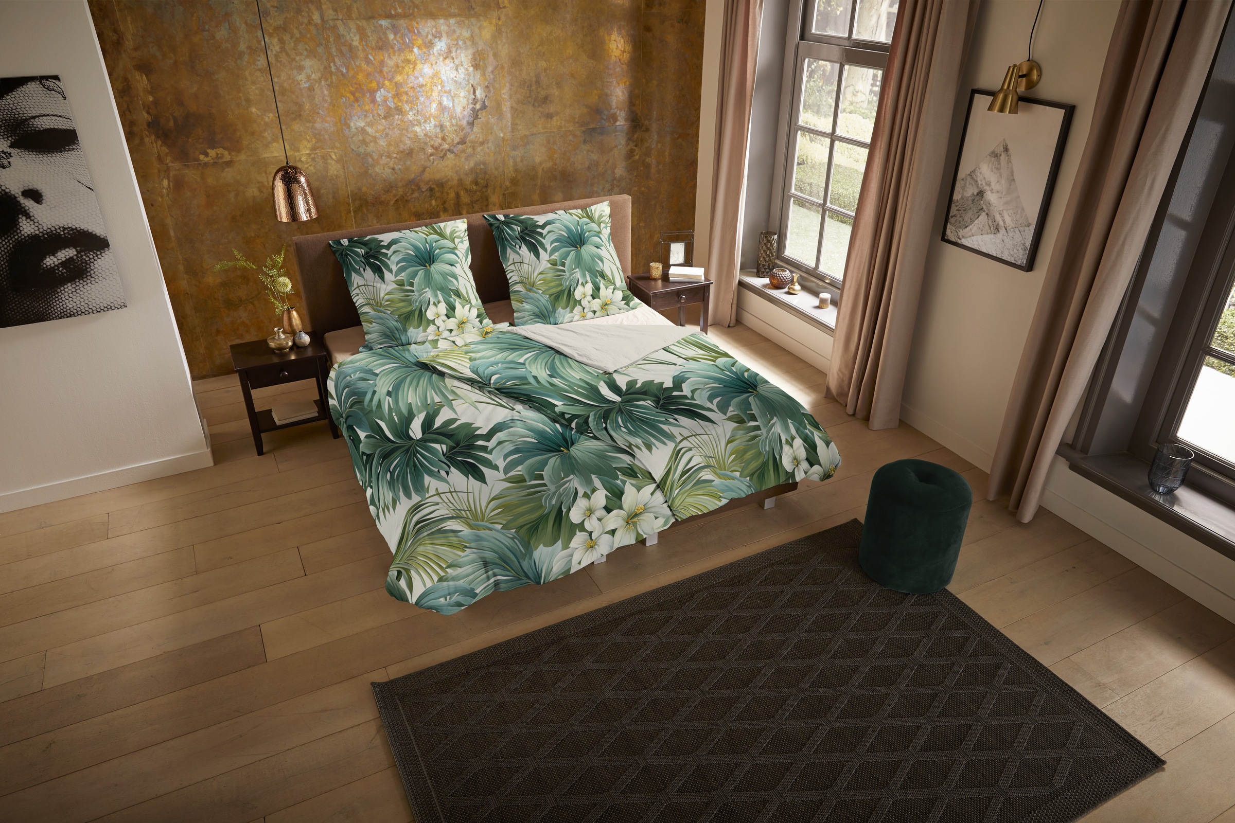 PURE luxury collection Wendebettwäsche "Virna" 3 Stk. Mikrofaser, Pflegelei günstig online kaufen