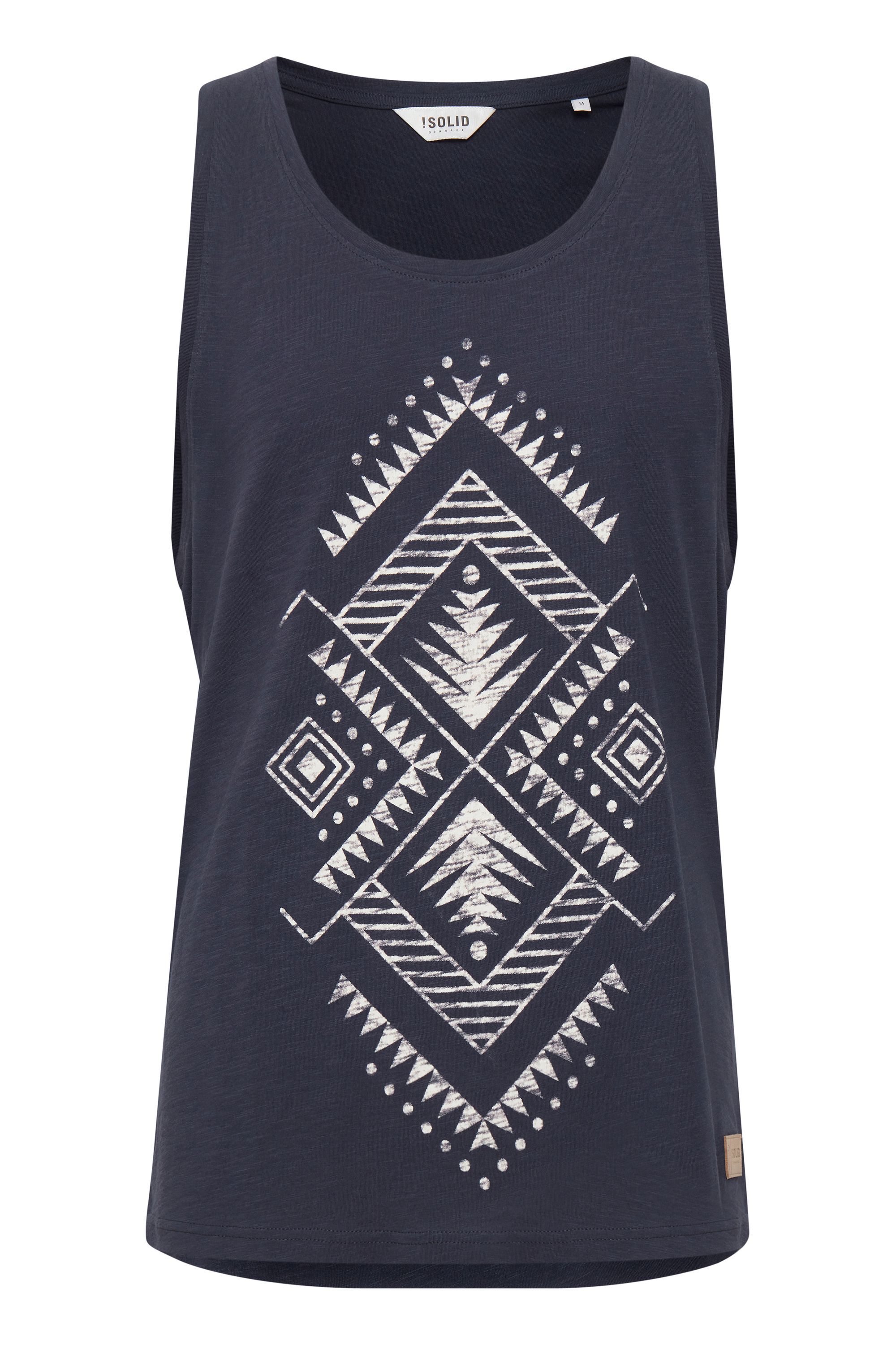 SOLID Herren Longtop "Tanktop SDIsaak", blau, Gr. XXL, Obermaterial: 100% Baumwolle CO., Tops