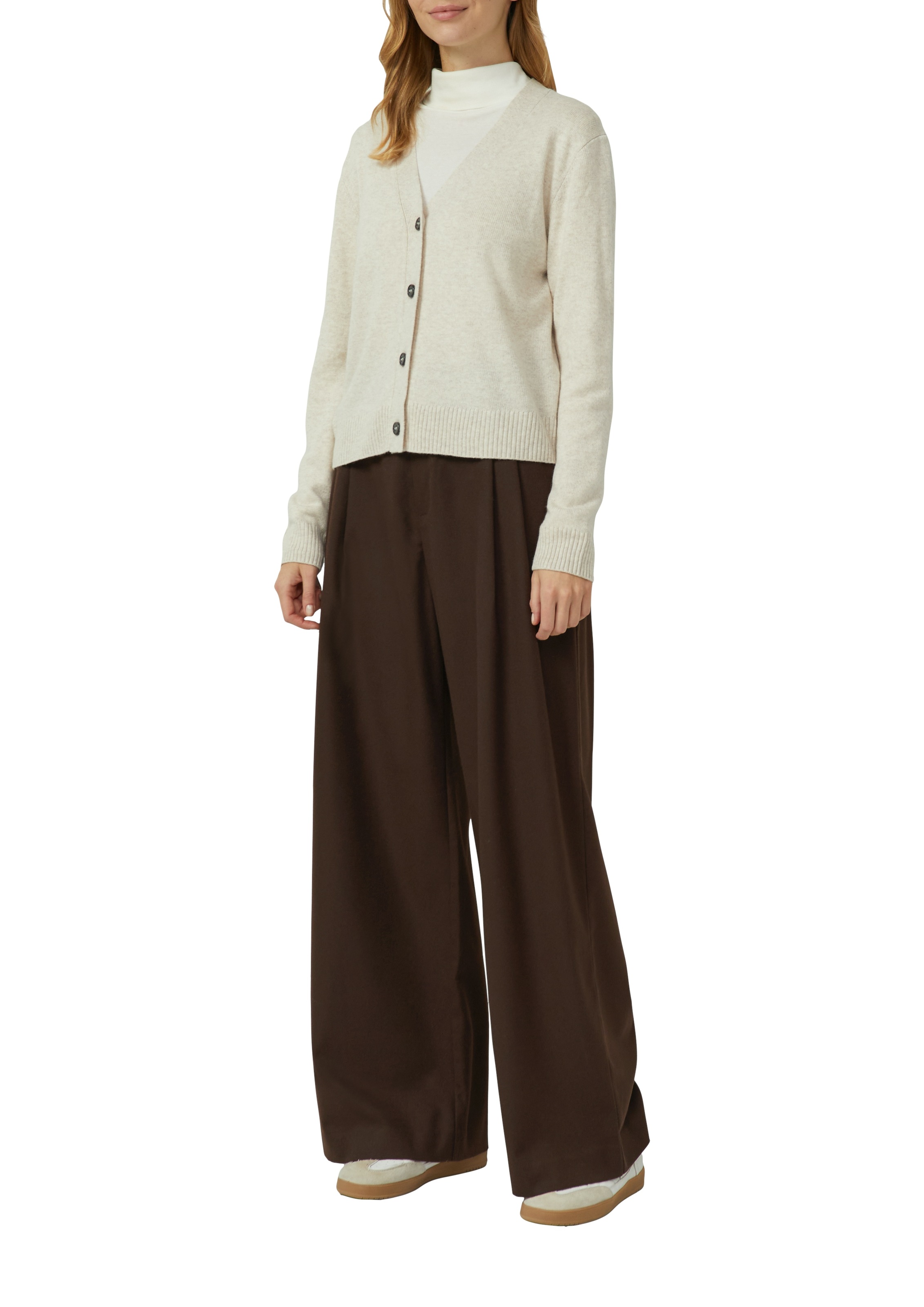 s.Oliver Strickjacke mit V-Ausschnitt und Knopfleiste