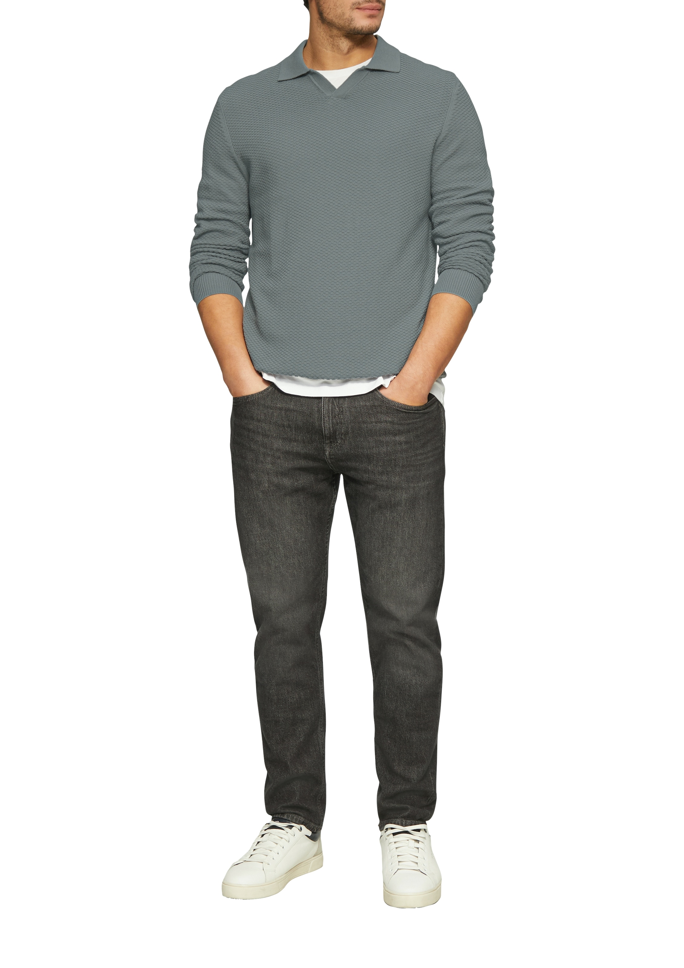 s.Oliver Strickpullover, mit Polokragen