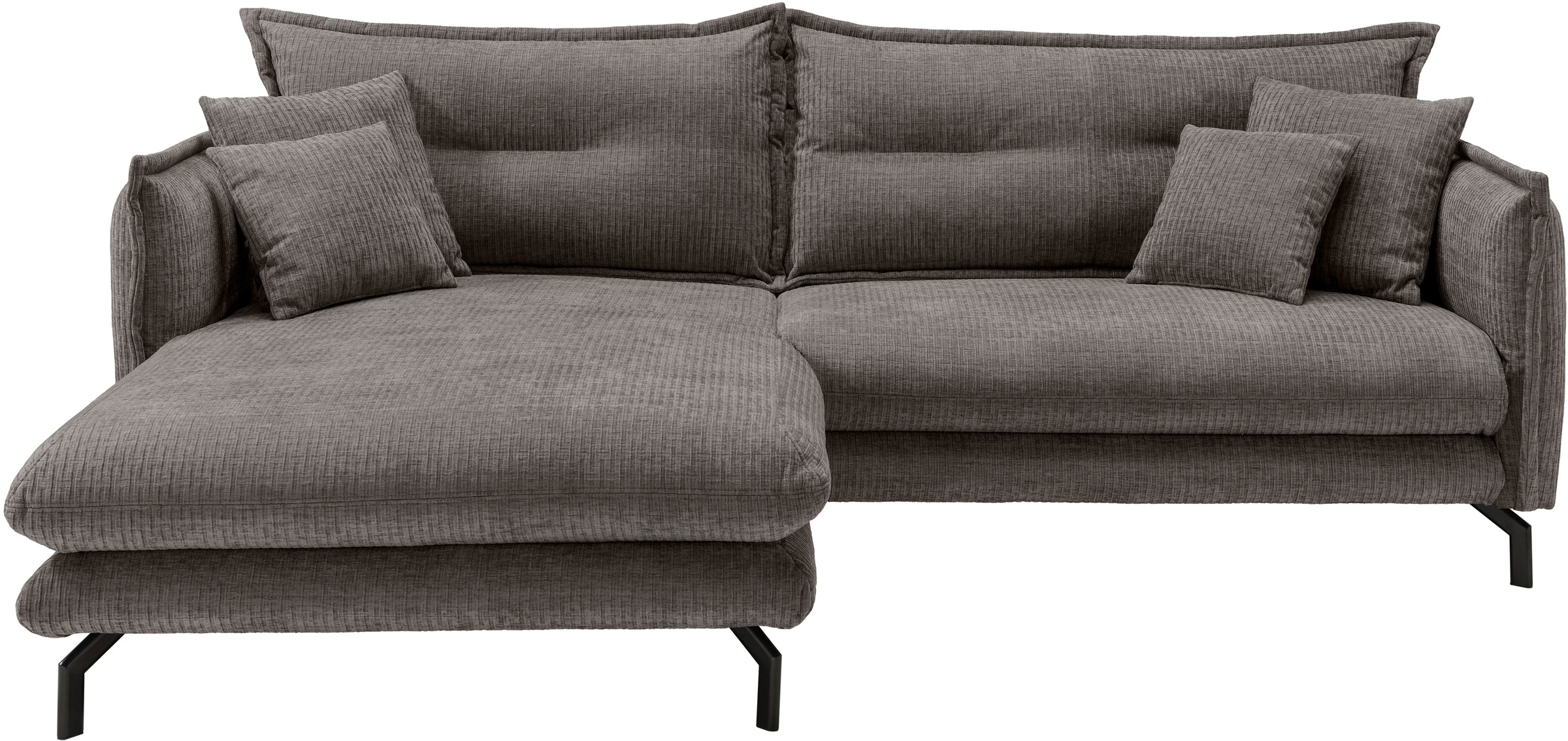 Home affaire Ecksofa "LAVA Breite 255 cm, modern und elegant, aktuelle Kiss günstig online kaufen