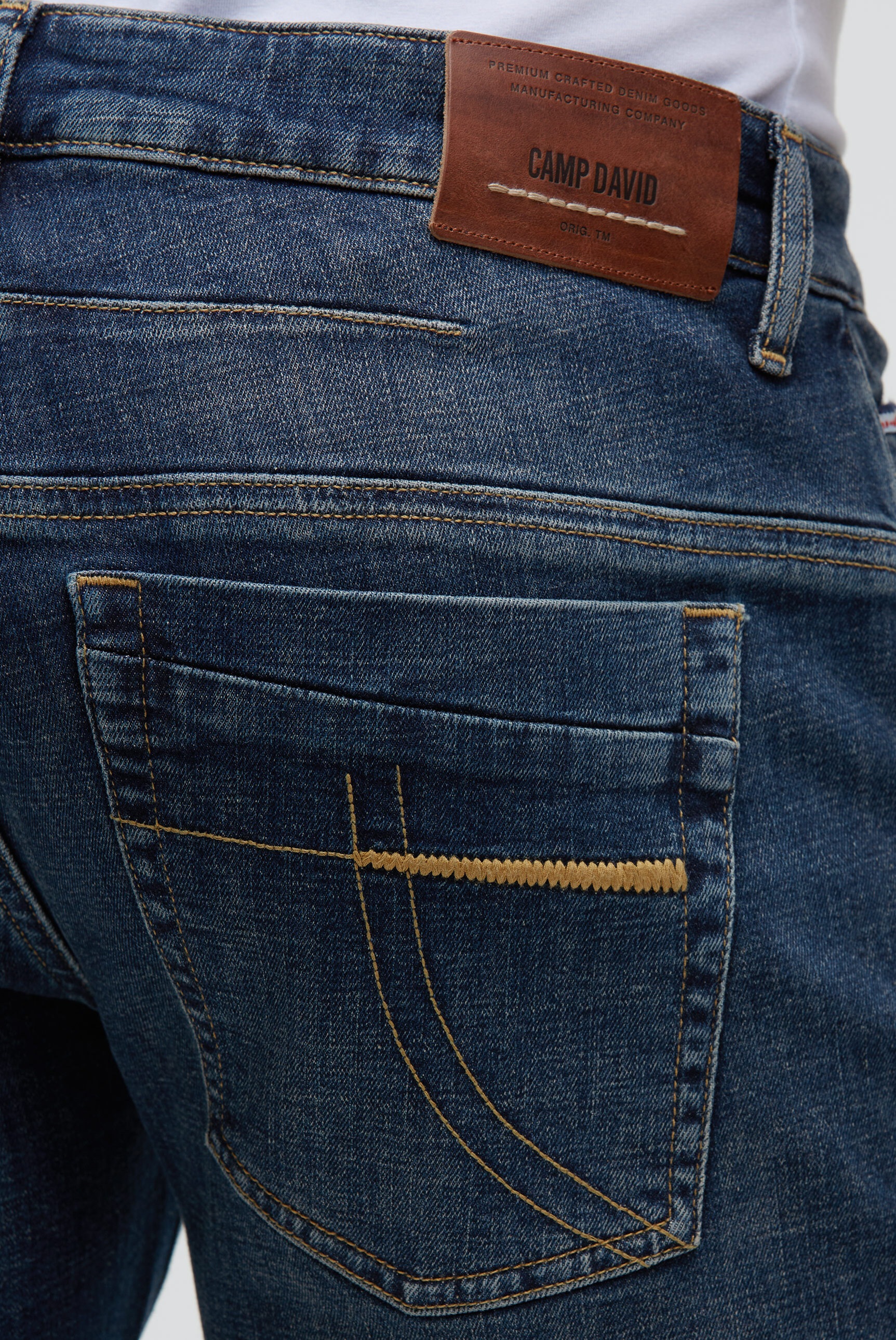 CAMP DAVID Comfort-fit-Jeans, mit zwei Leibhöhen