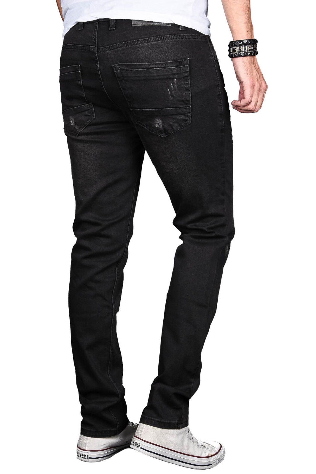 Alessandro Salvarini Slim-fit-Jeans »ASLuca«, Stretch mit Elasthan