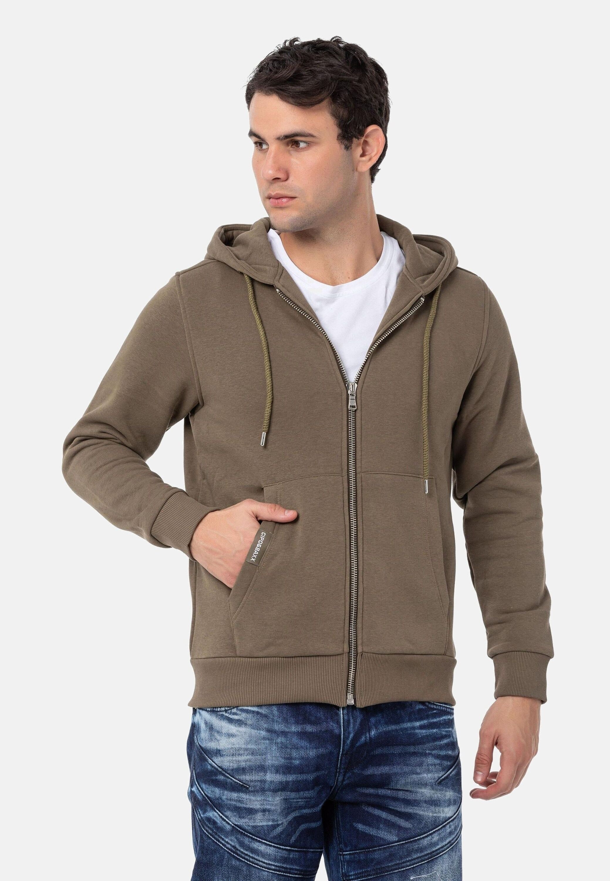 Cipo & Baxx Sweatjacke »Jacken«, mit Kapuze, CL556